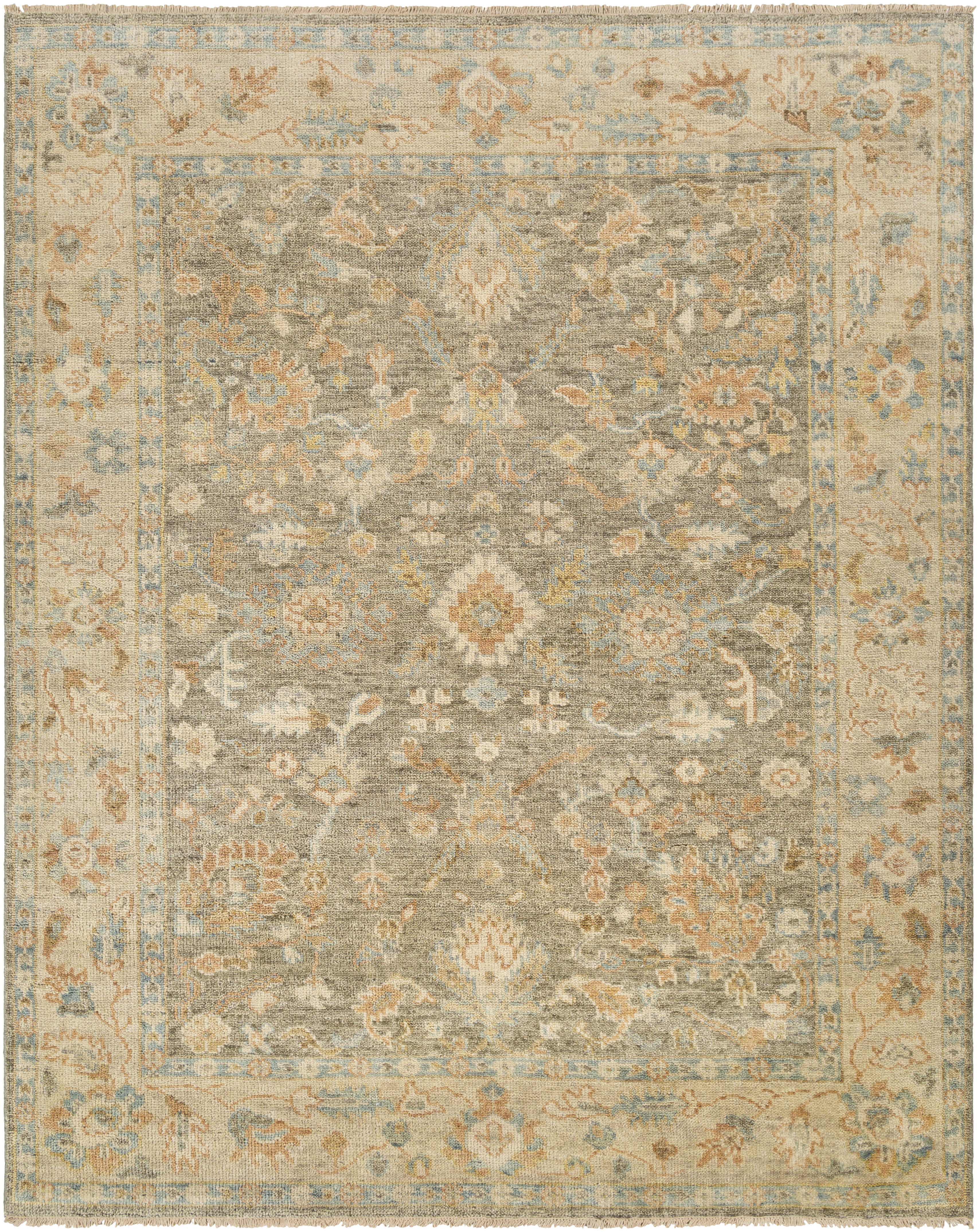 Biscayne 36 X 24 inch Medium Gray Rug, Rectangle