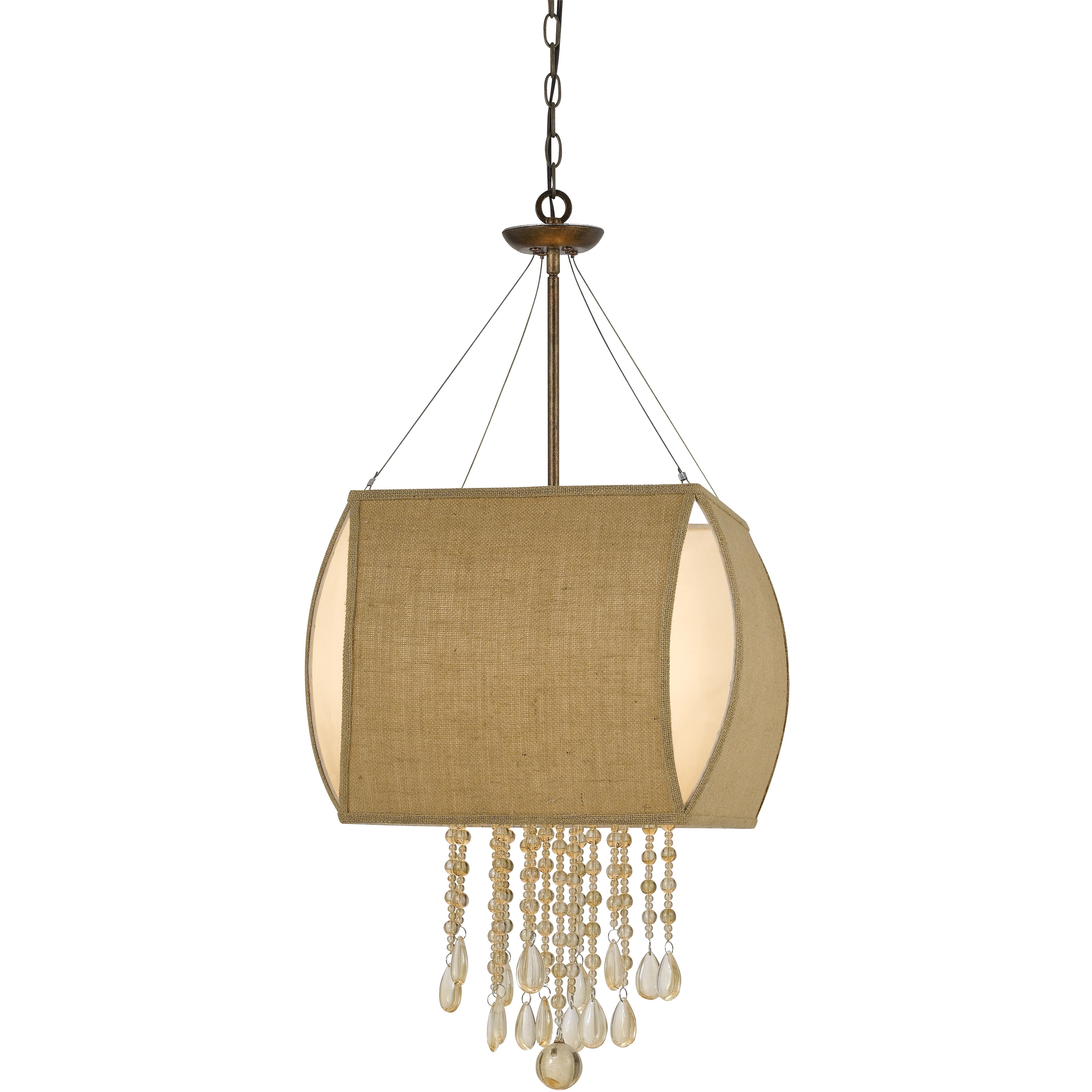 Ark 4 Light 16 inch Copper Chandelier Ceiling Light