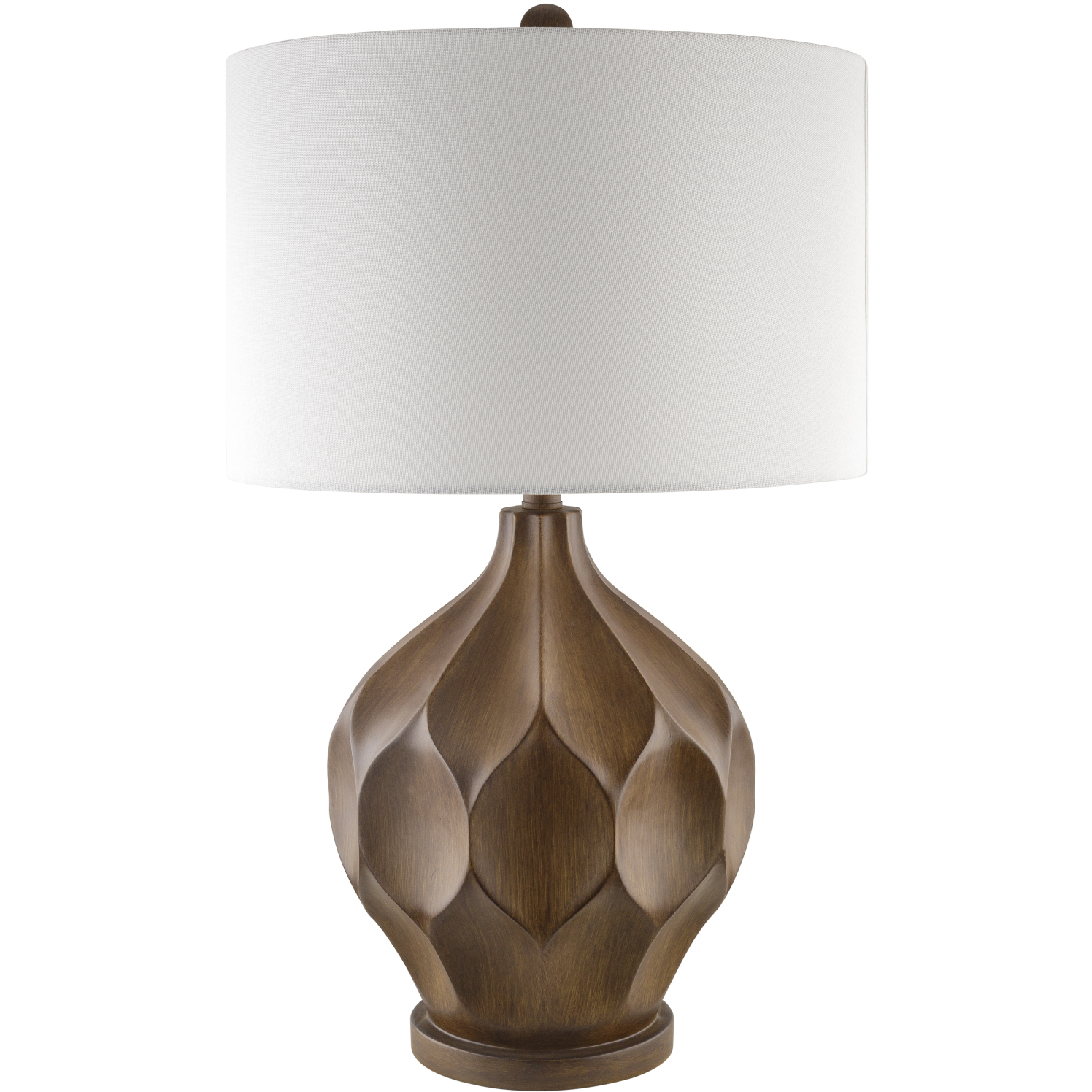 Zealand 26.5 inch 100 watt Brown Accent Table Lamp Portable Light