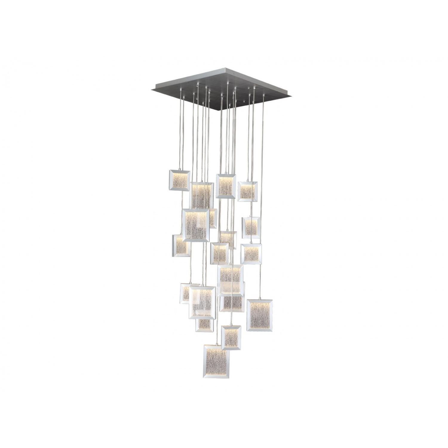 Brentwood LED 28 inch Brushed Aluminum Multi Port Pendant Ceiling Light