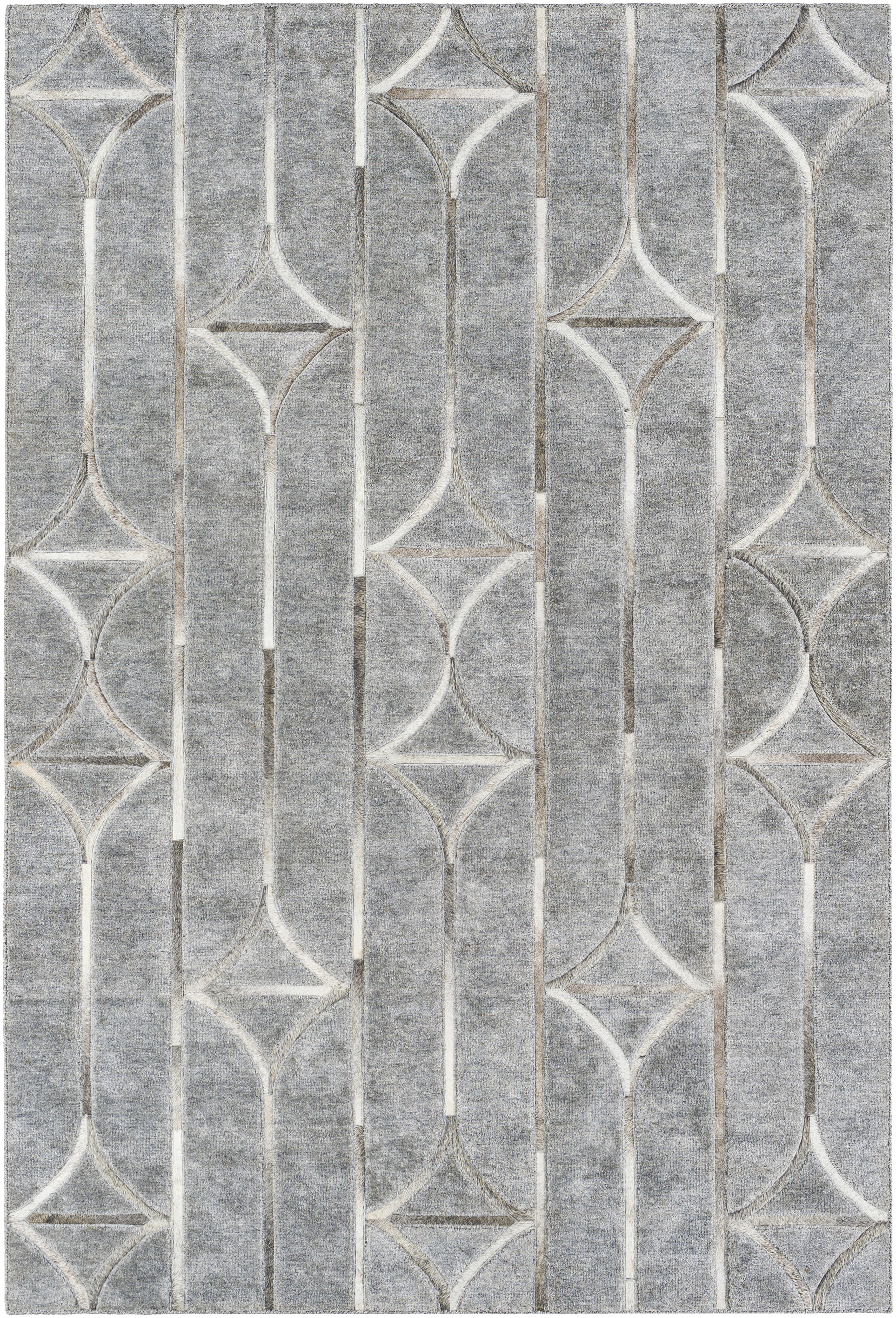 Eloquent 36 X 24 inch Charcoal Rug in 2 x 3, Rectangle