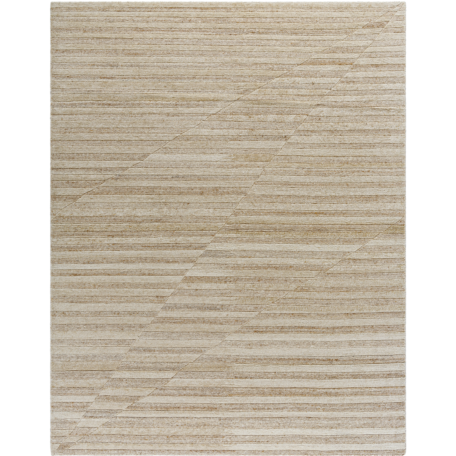 Knoxville 108 X 72 inch Pearl / Ash Handmade Rug in 6 x 9