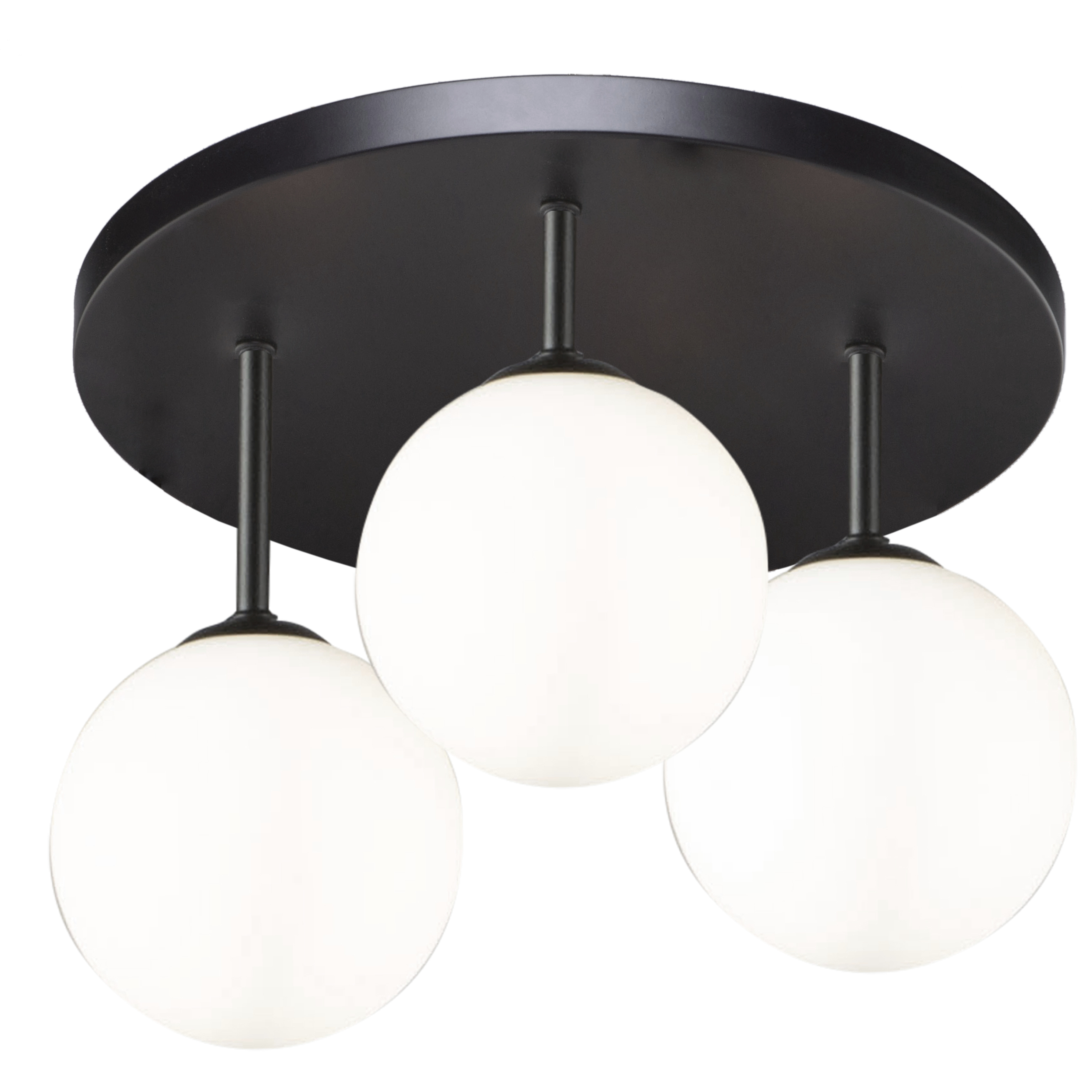 Comet LED 18 inch Semi Matte Black Flush Mount Ceiling Light
