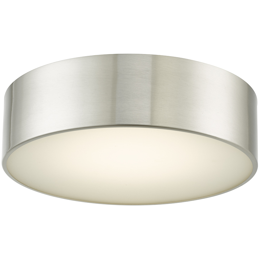 Bongo LED 12 inch Brushed Nickel Flush Mount Ceiling Light