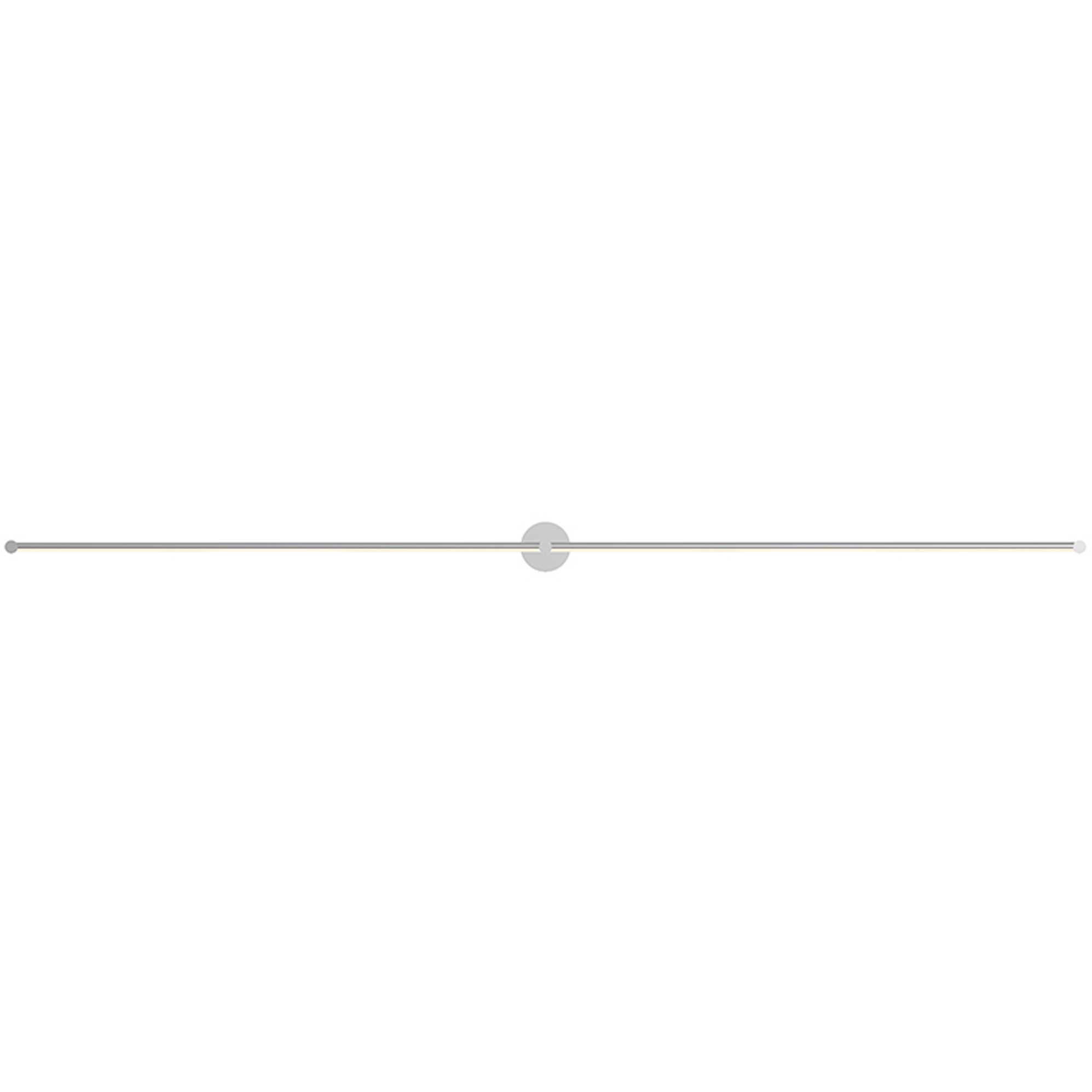 Purolinear 360 LED 97 inch Polished Chrome ADA Wall Bar Light Wall Light