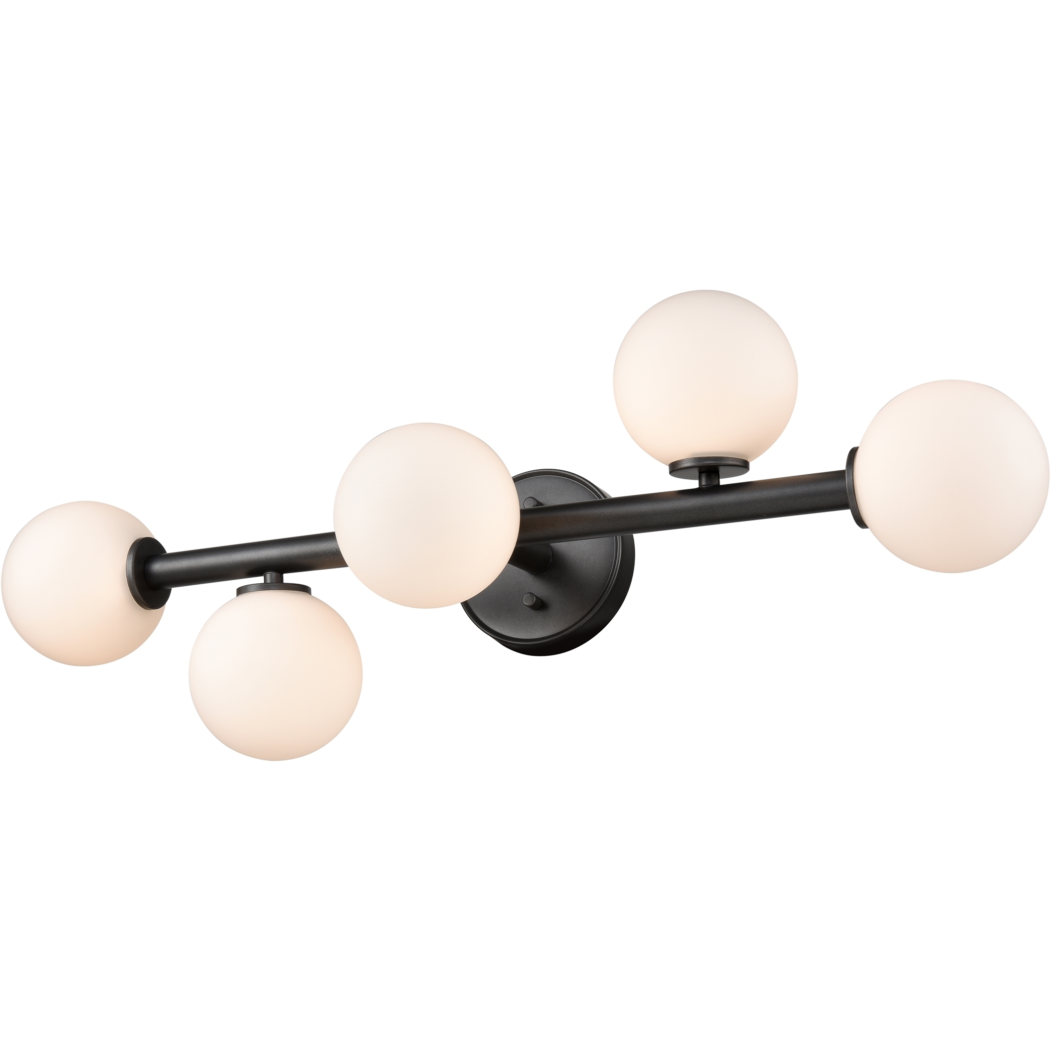 Alouette 5 Light 30 inch Graphite Bath Vanity Wall Light