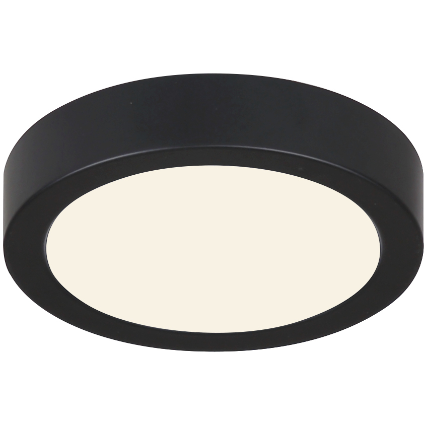 Madison LED 5 inch Matte Black Flush Mount Ceiling Light