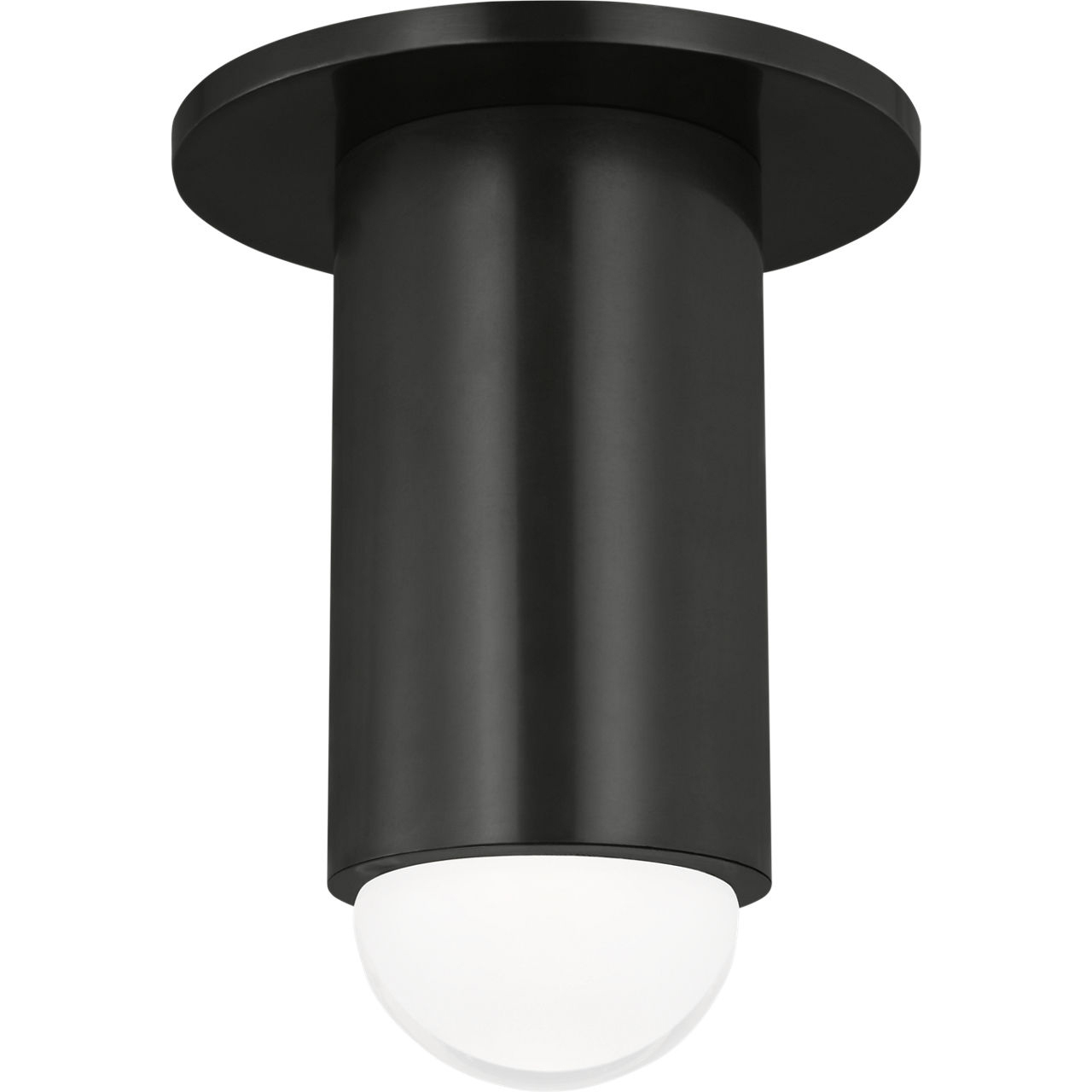 Kelly Wearstler Ebell LED 4.5 inch Dark Bronze Flush Mount Ceiling Light, Integrated LED