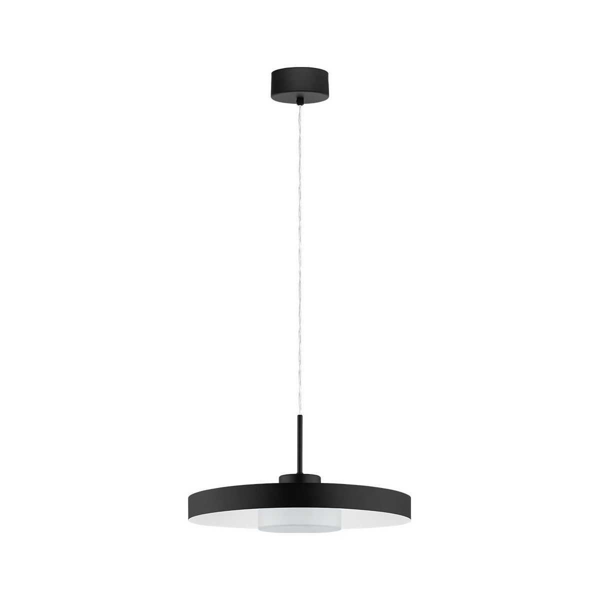 Alpicella LED 15.75 inch Matte Black Pendant Ceiling Light