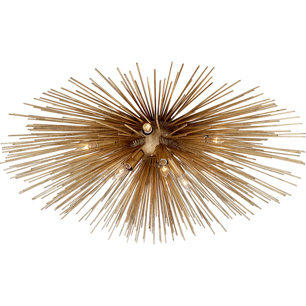 Kelly Wearstler Strada 10 Light 28 inch Gild Flush Mount Ceiling Light, Medium
