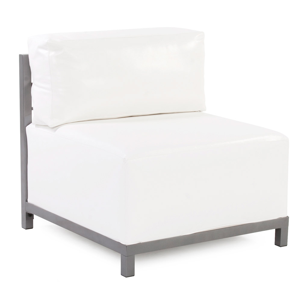 Axis White Accent Chair