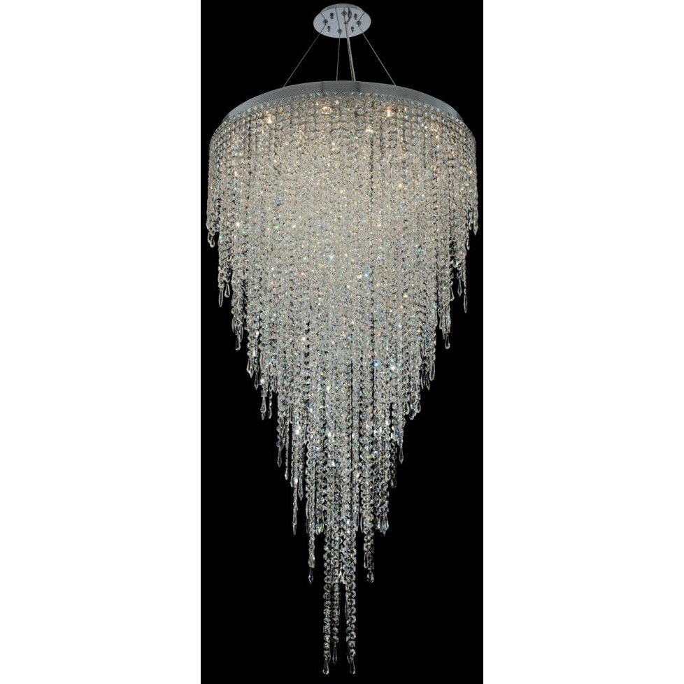 Tenuta 21 Light 36 inch Polished Chrome Pendant Ceiling Light