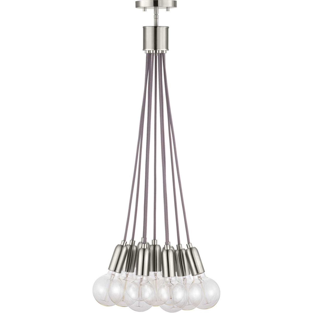 Cirro 9 Light 6.25 inch Brushed Nickel Pendant Ceiling Light
