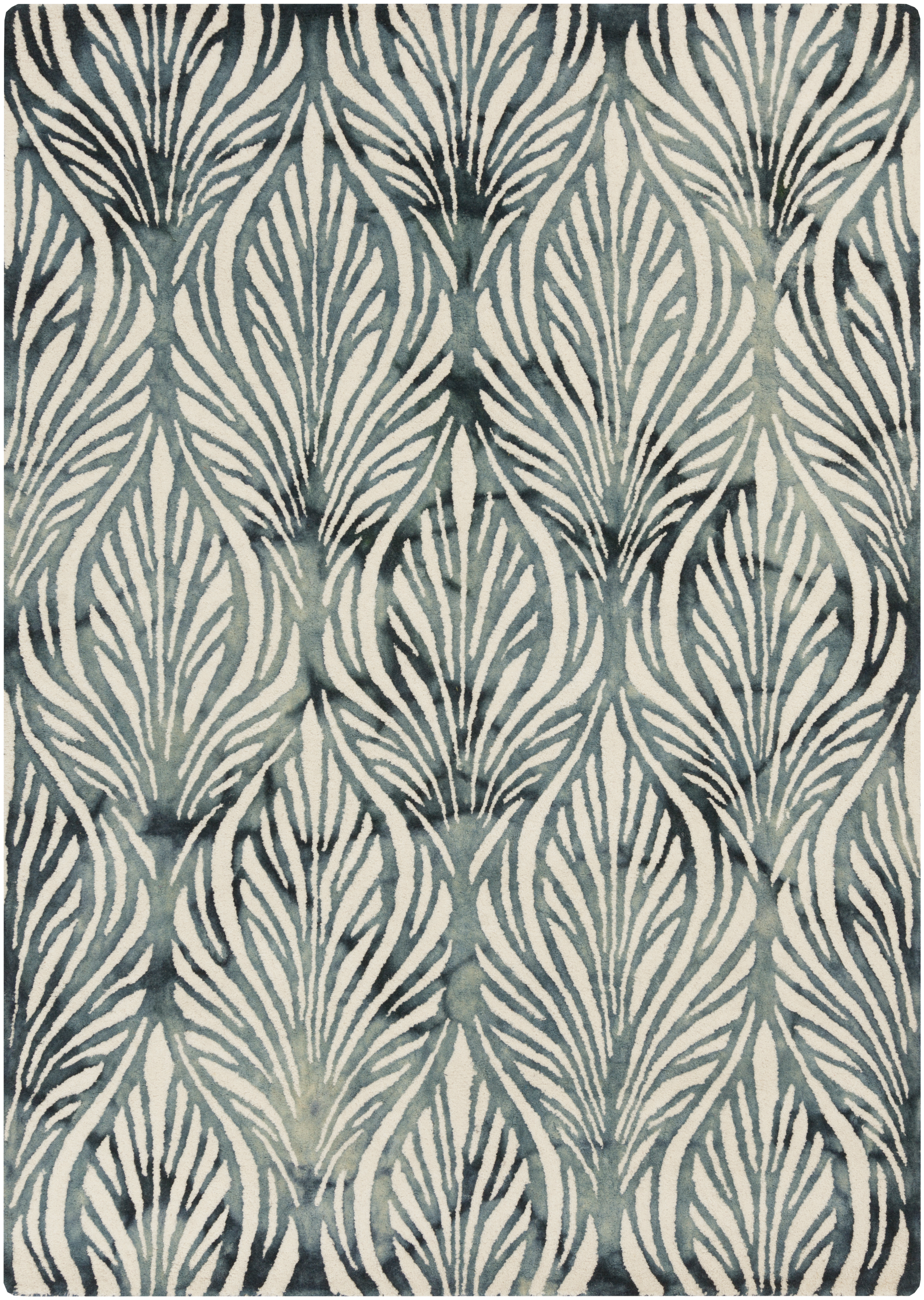 Quakertown 90 X 60 inch Deep Teal Rug, Rectangle