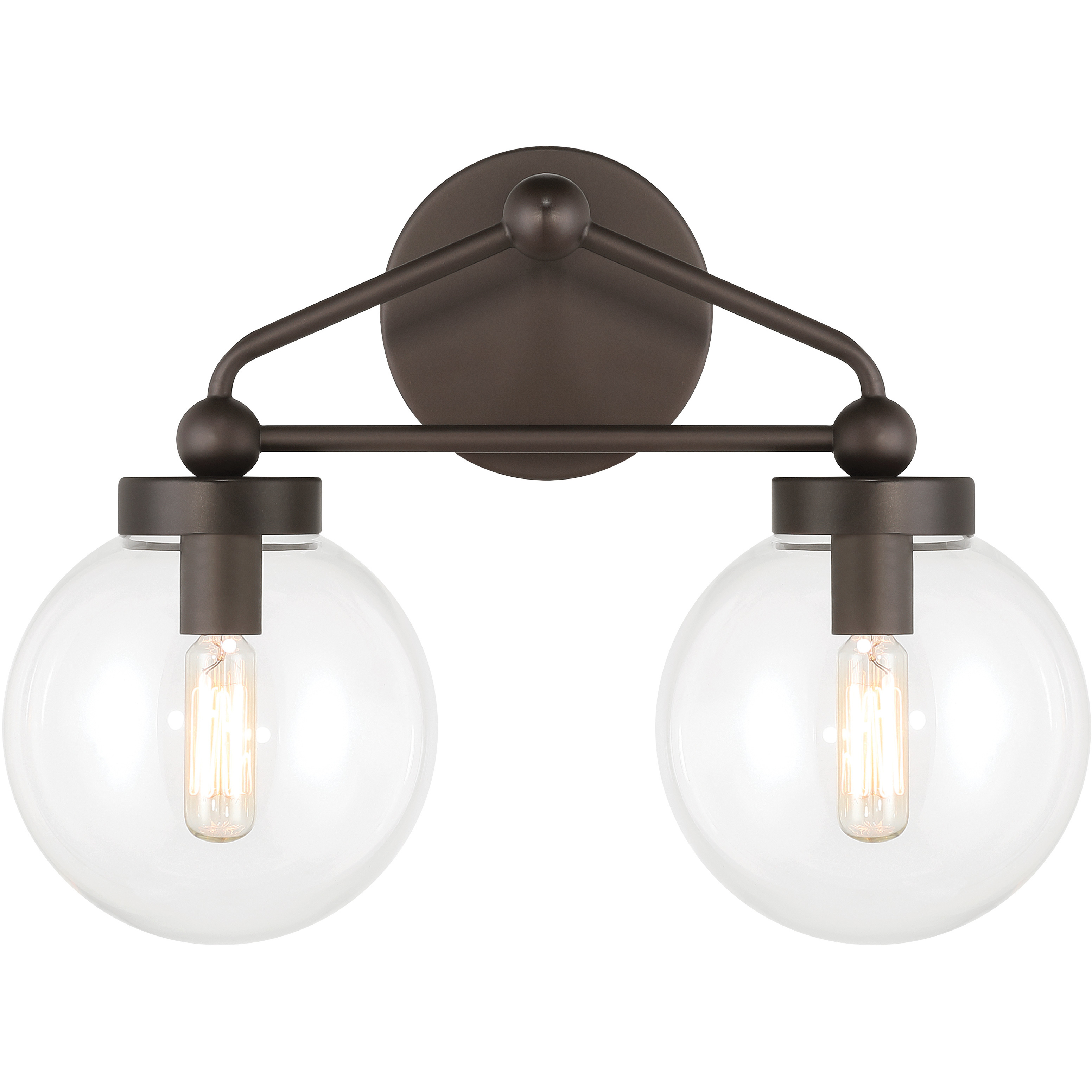 Stella 2 Light 14.75 inch Dark Bronze Vanity Light Wall Light
