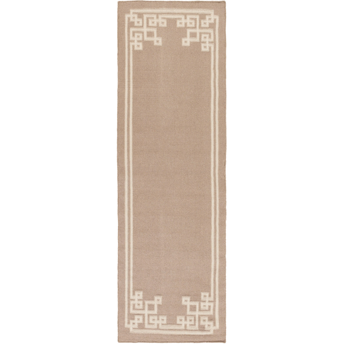Alameda 96 X 30 inch Khaki, Light Gray, Camel Rug