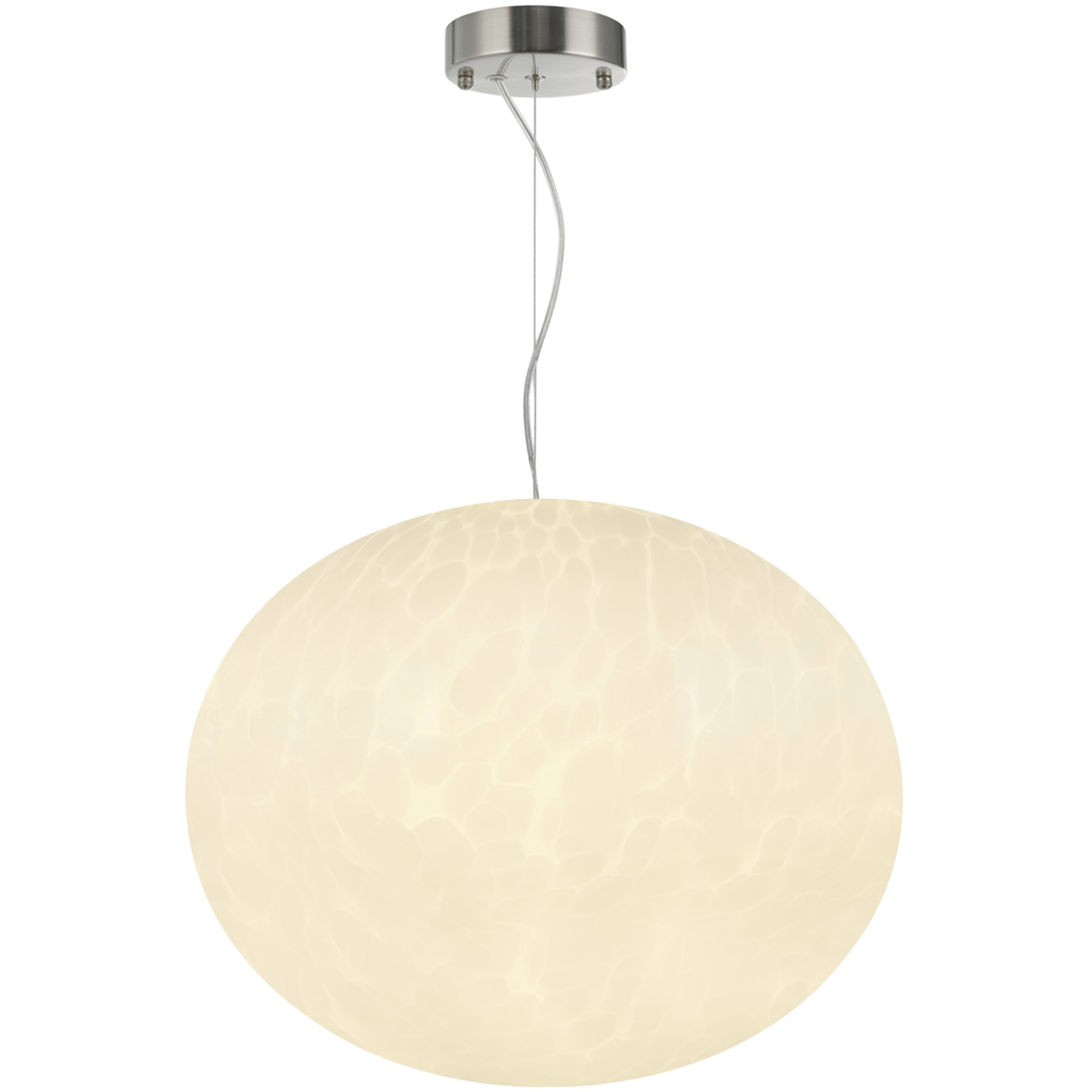 Portico LED 15.75 inch Satin Nickel Pendant Ceiling Light