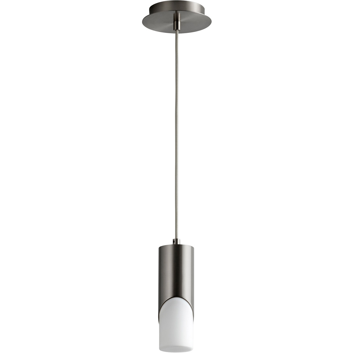 Ellipse LED 2.75 inch Satin Nickel Pendant Ceiling Light