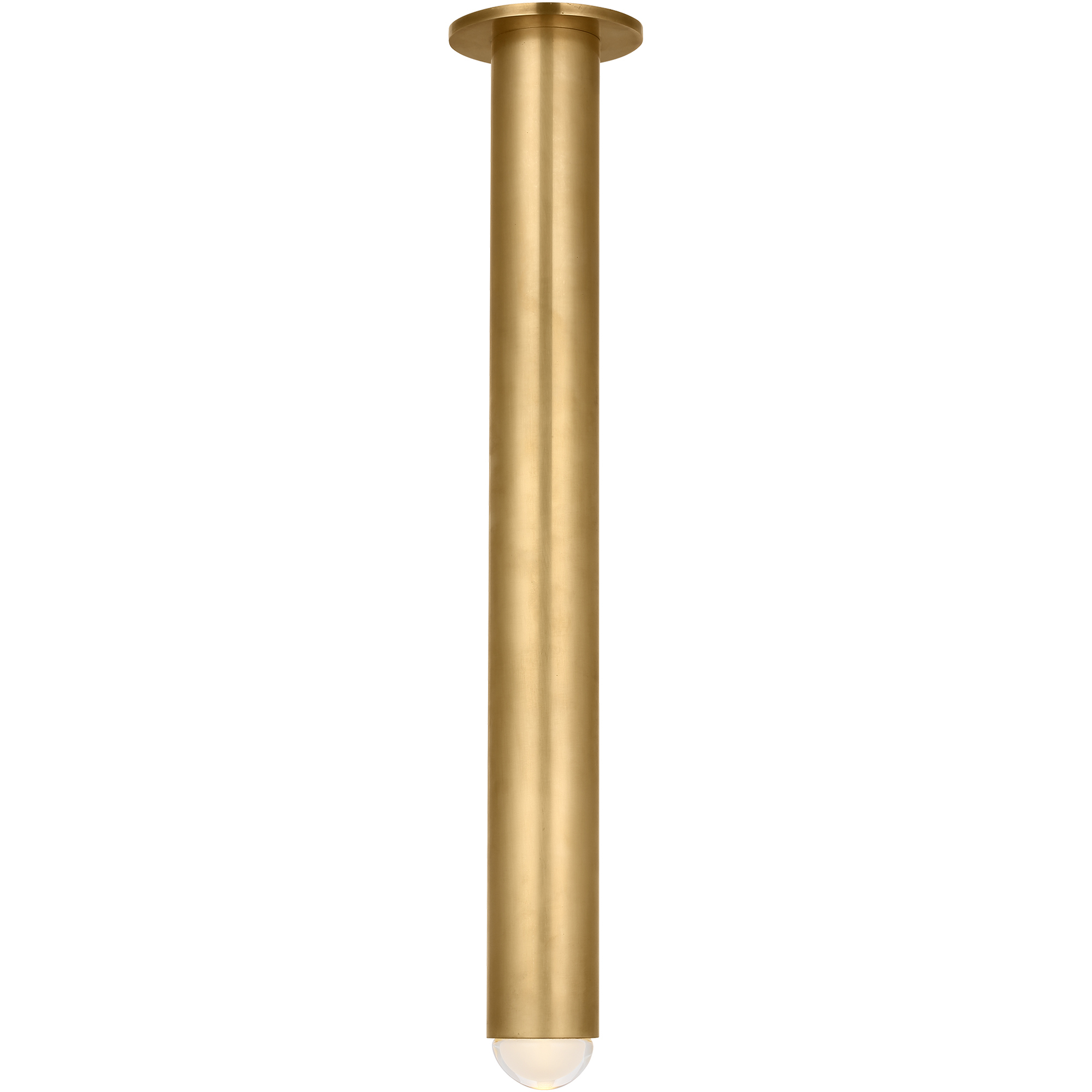 Kelly by Kelly Wearstler Ebell 3 Light 4.5 inch Natural Brass Flush Mount Ceiling Light
