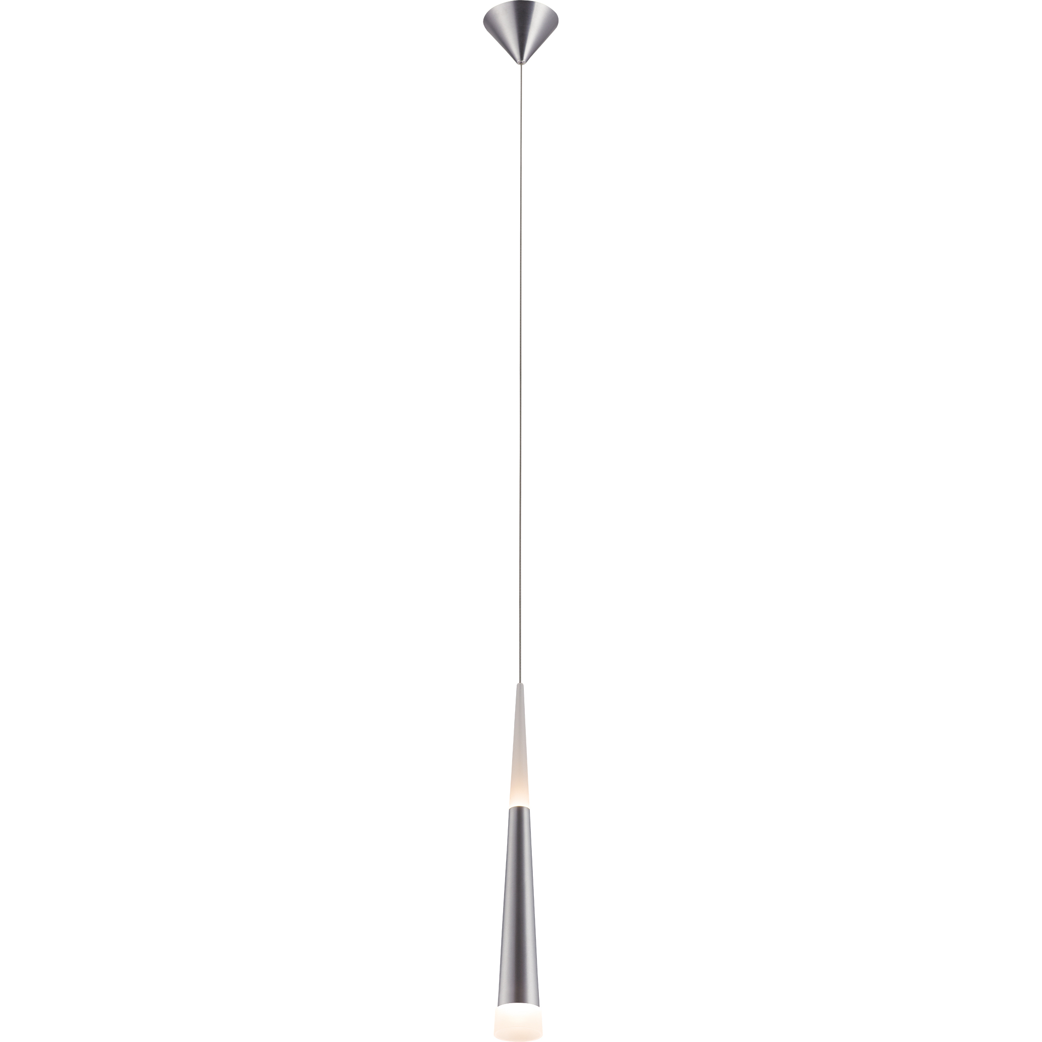 Meteor 1 Light 5 inch Brushed Aluminum Pendant Ceiling Light