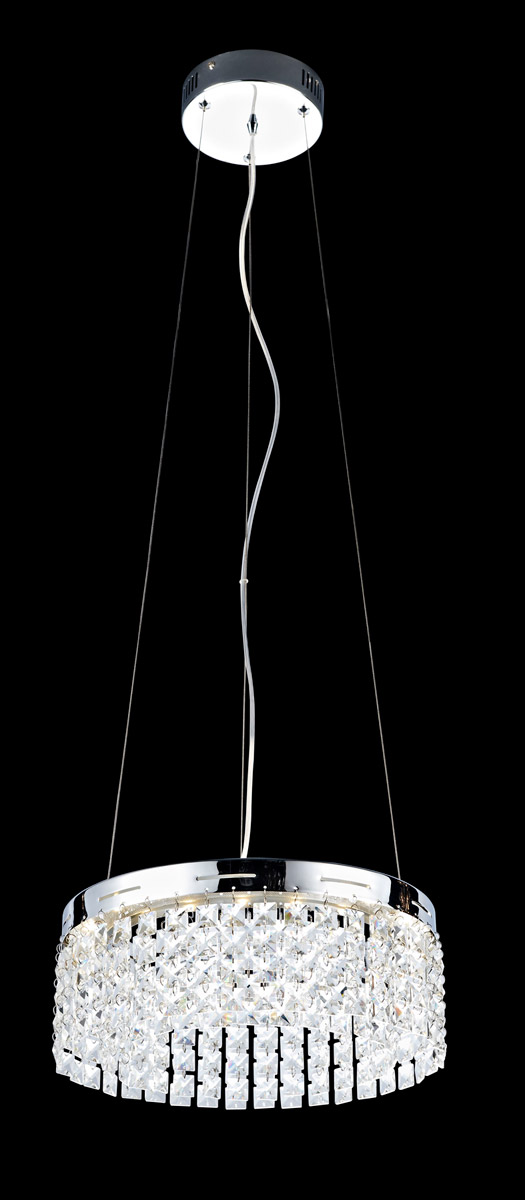 Alecia I LED 14 inch Chrome Chandelier Ceiling Light
