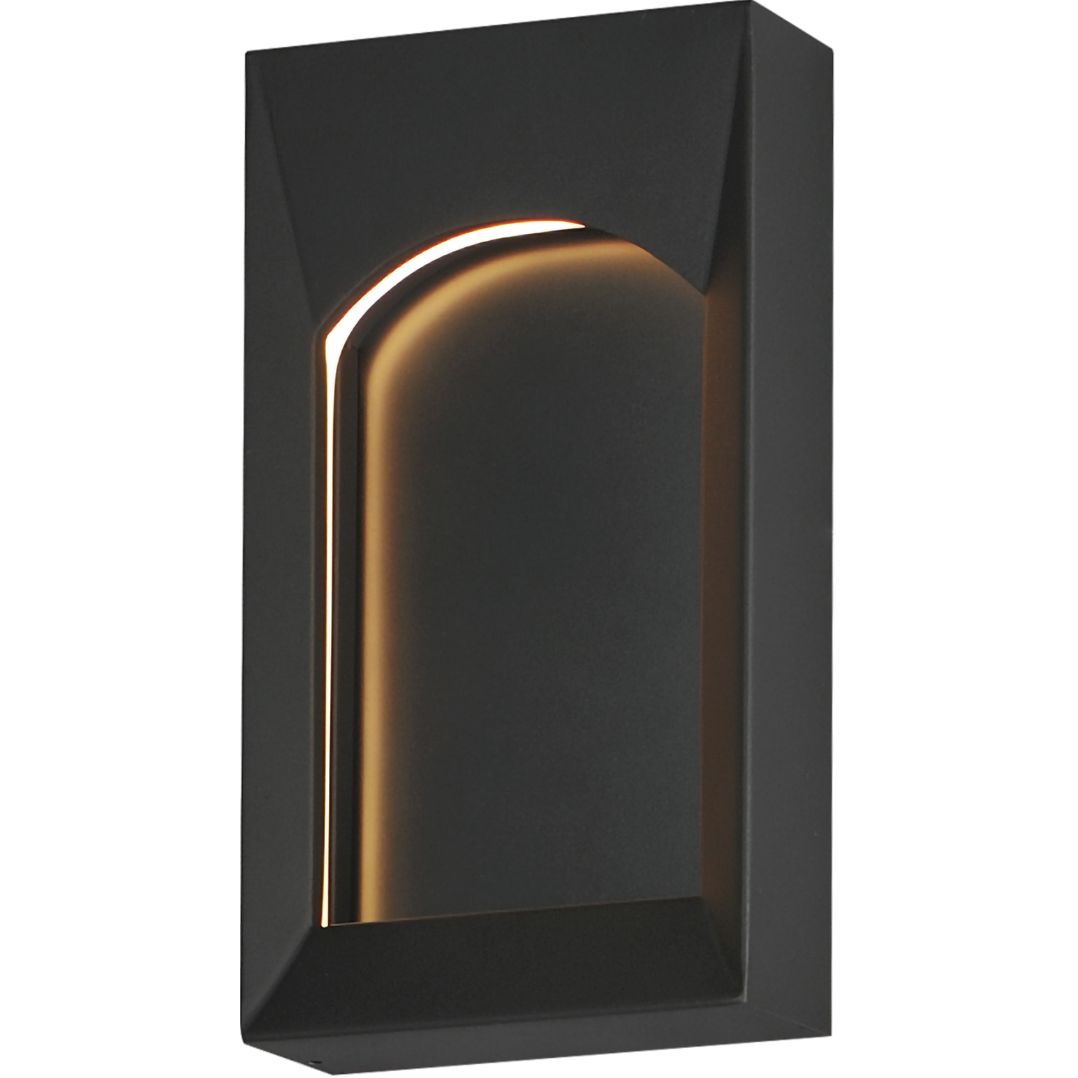 Brasilia LED 12 inch Black Outdoor Wall Mount