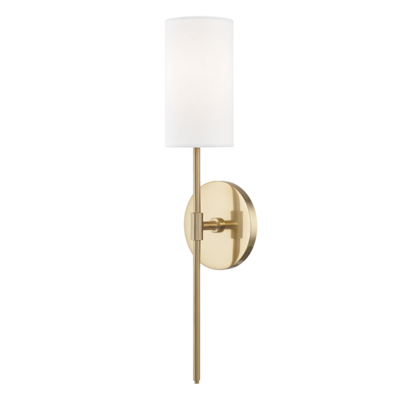 Olivia 1 Light 4.75 inch Aged Brass ADA Wall Sconce Wall Light