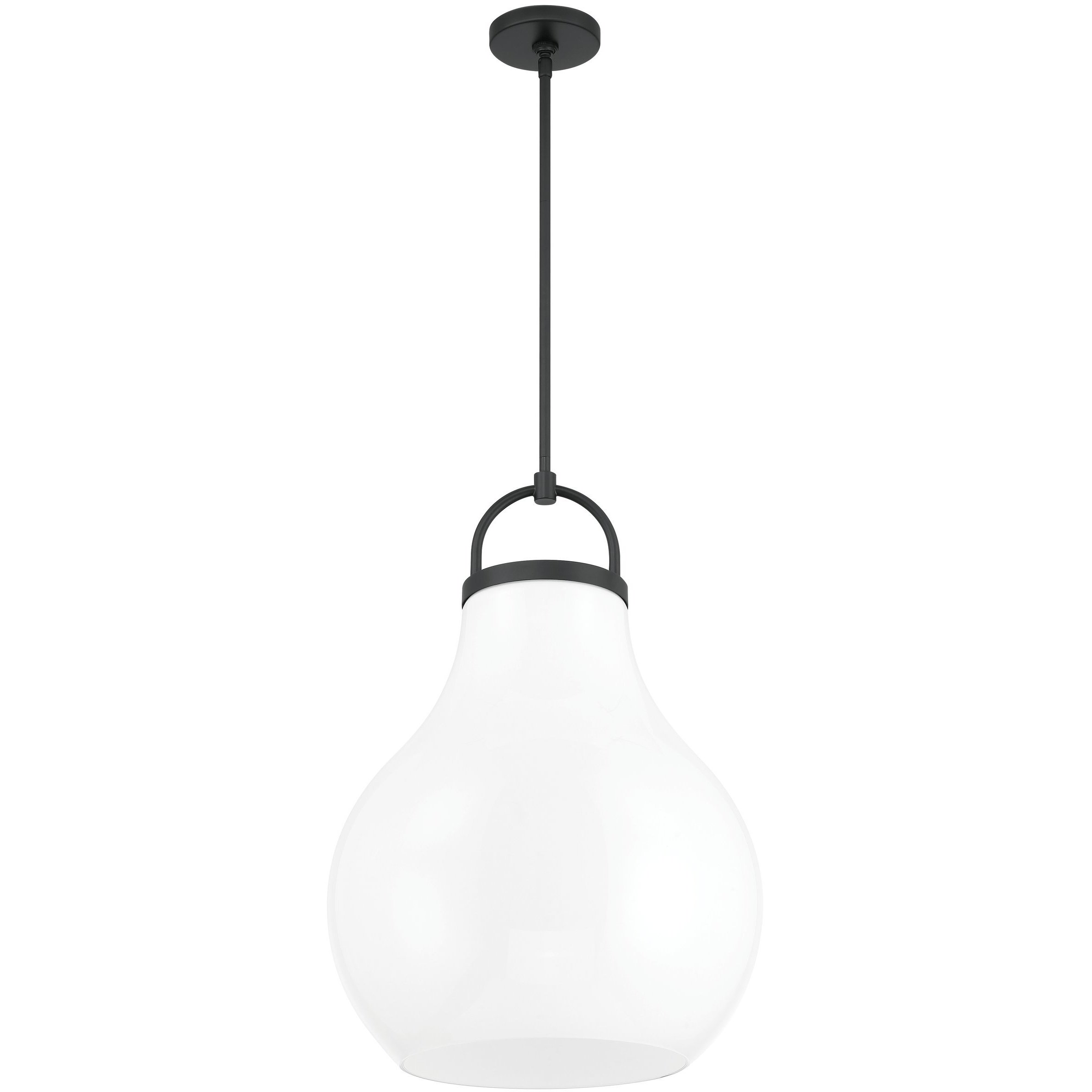 Mansfield 1 Light 18 inch Matte Black Pendant Ceiling Light