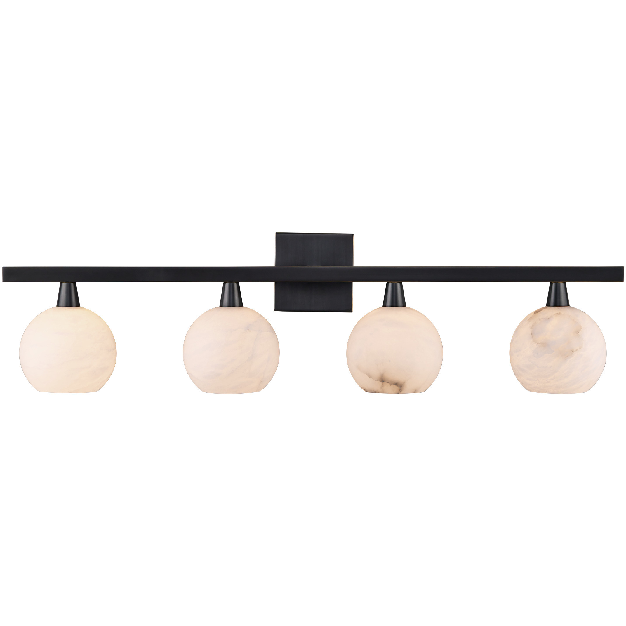 Bombelles 4 Light 38 inch Bronze Bath Bar Wall Light