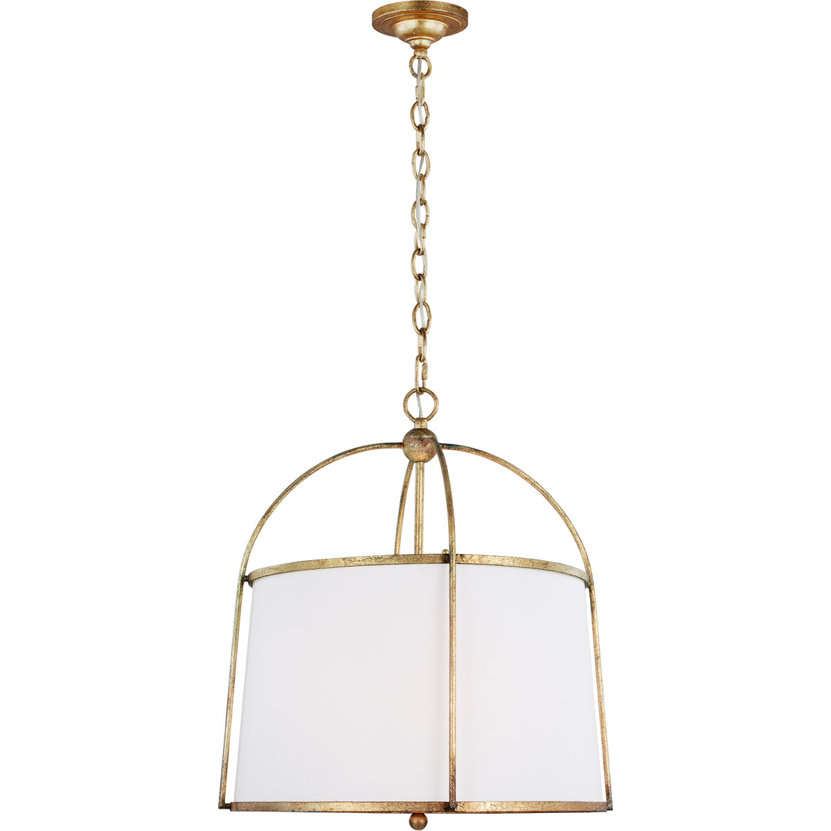 C&M by Chapman & Myers Stonington 2 Light 21 inch Antique Gild Chandelier Ceiling Light