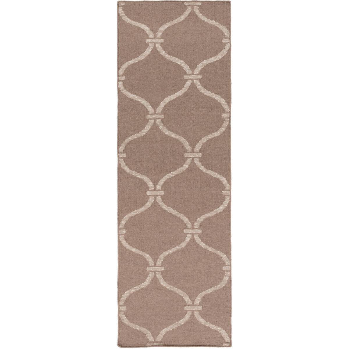 Stallman 96 X 30 inch Taupe, Ivory Rug