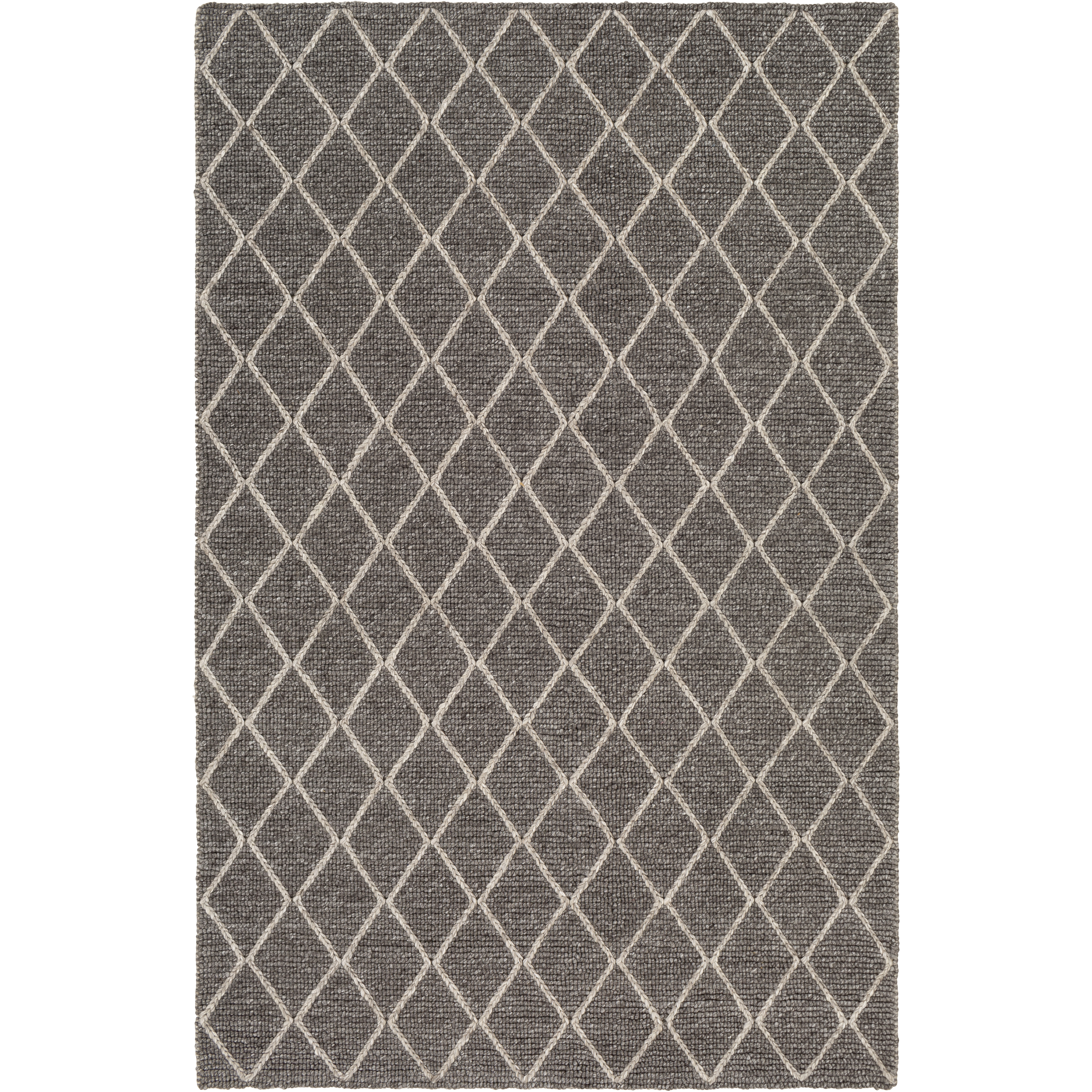 Whistler 120 X 96 inch Charcoal Rug in 8 x 10, Rectangle