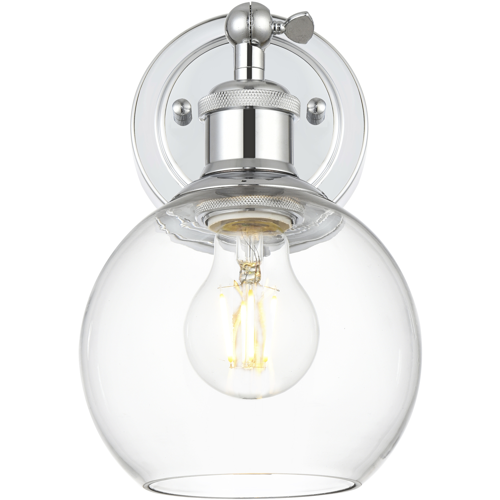 Kai 1 Light 6 inch Chrome Bath Sconce Wall Light