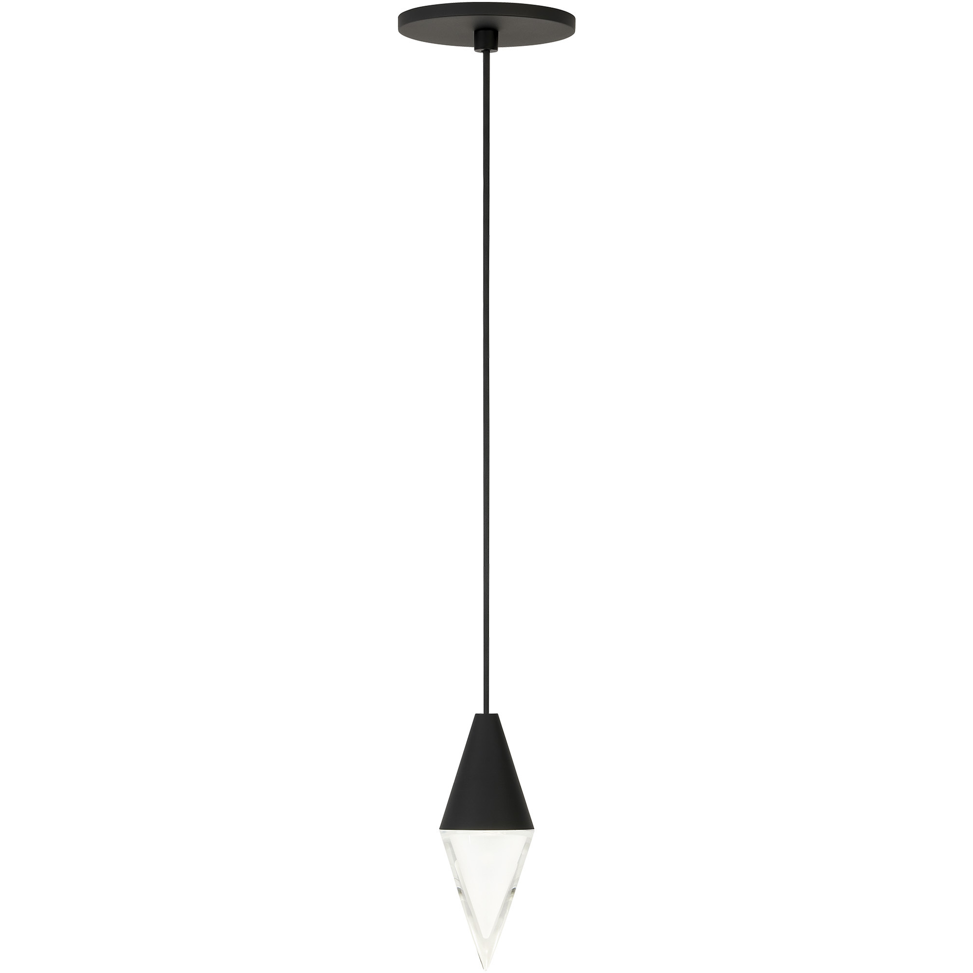 Sean Lavin Turret LED Nightshade Black Pendant Ceiling Light, Integrated LED