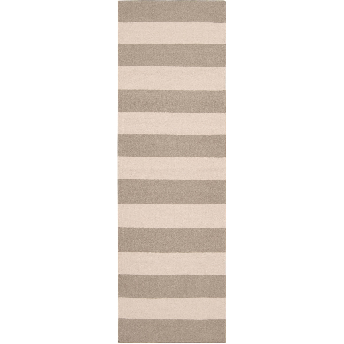 Frontier 96 X 30 inch Gray and Neutral Runner, Wool