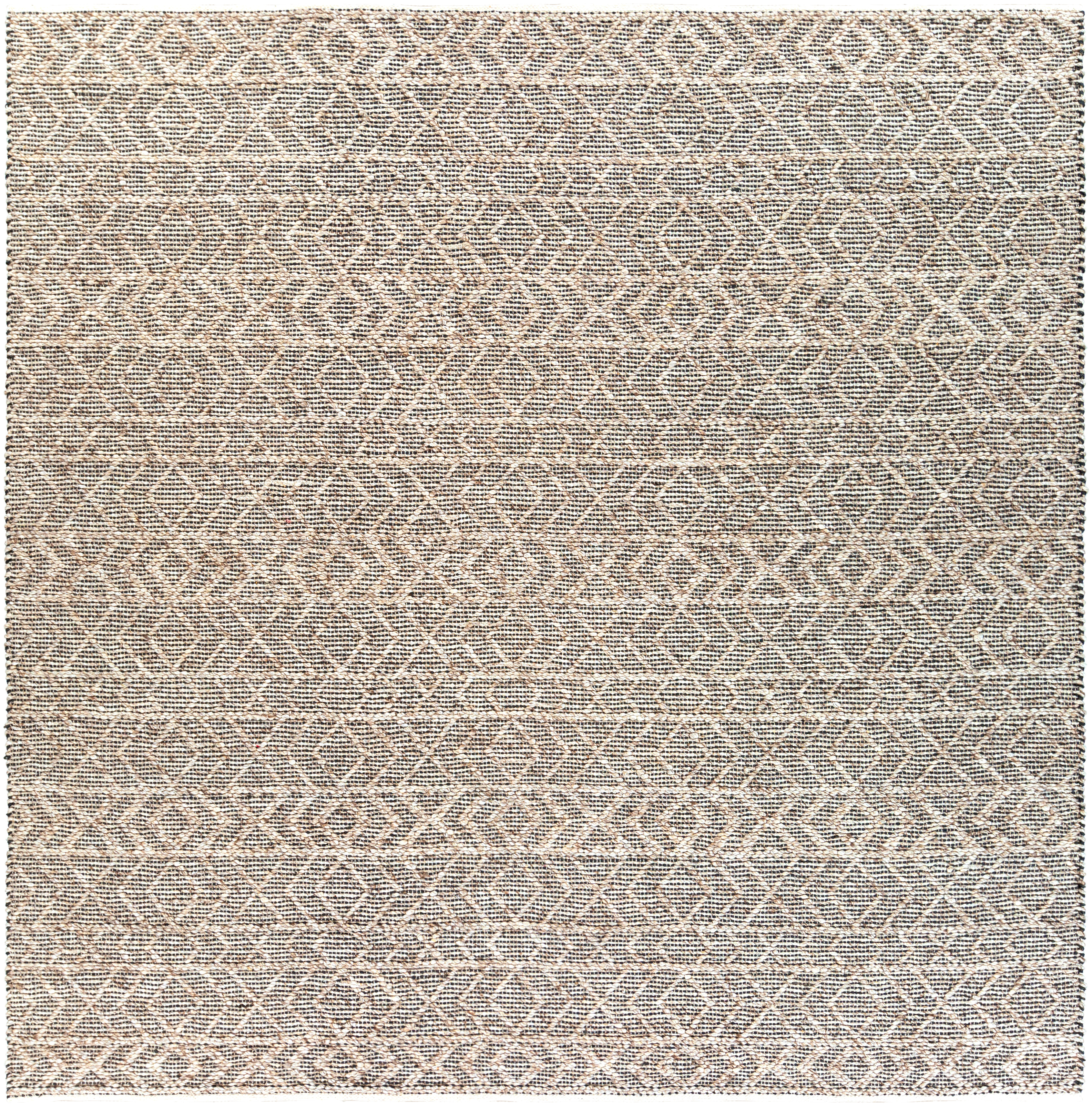 Ingrid 96 X 96 inch Black Rug in 8 Ft Square, Square