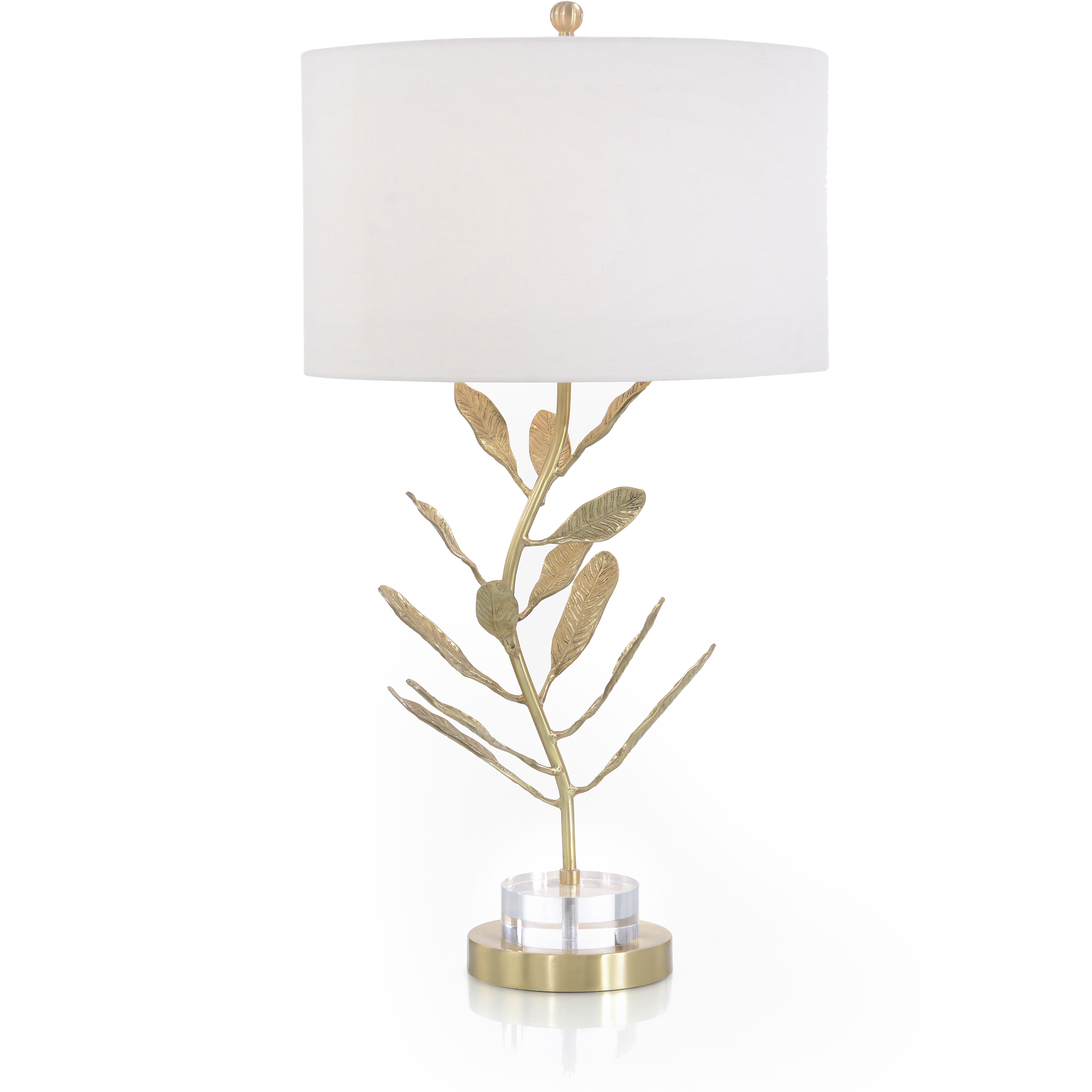 Plumeria Branch Table Lamp Portable Light