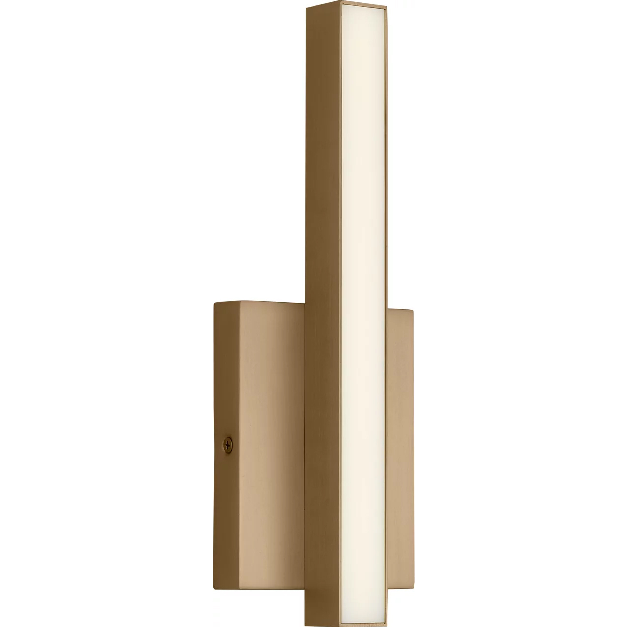 Marque LED 4.5 inch Satin Brass Vanity Light Wall Light