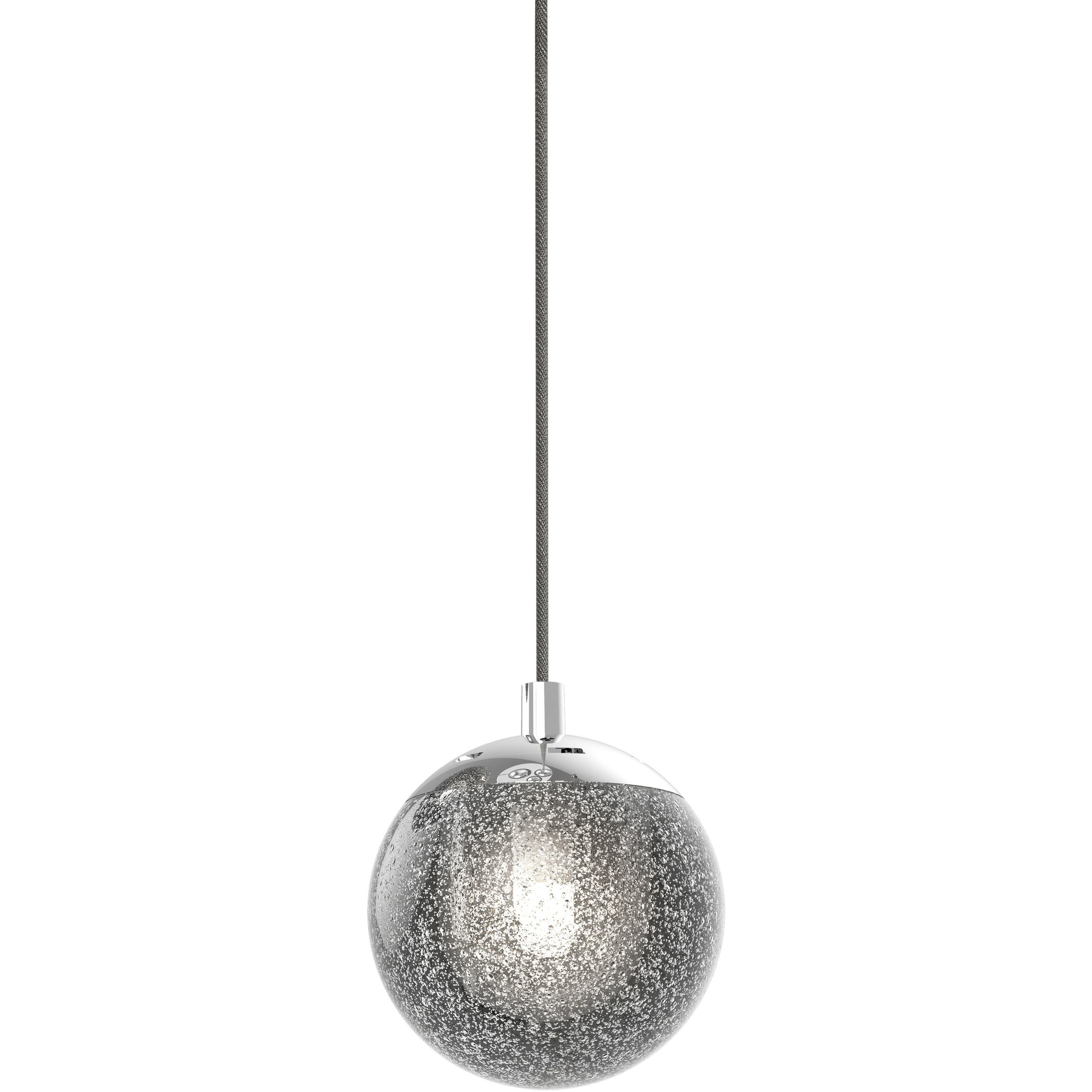 Champagne Bubbles LED 4 inch Polished Chrome Pendant Ceiling Light