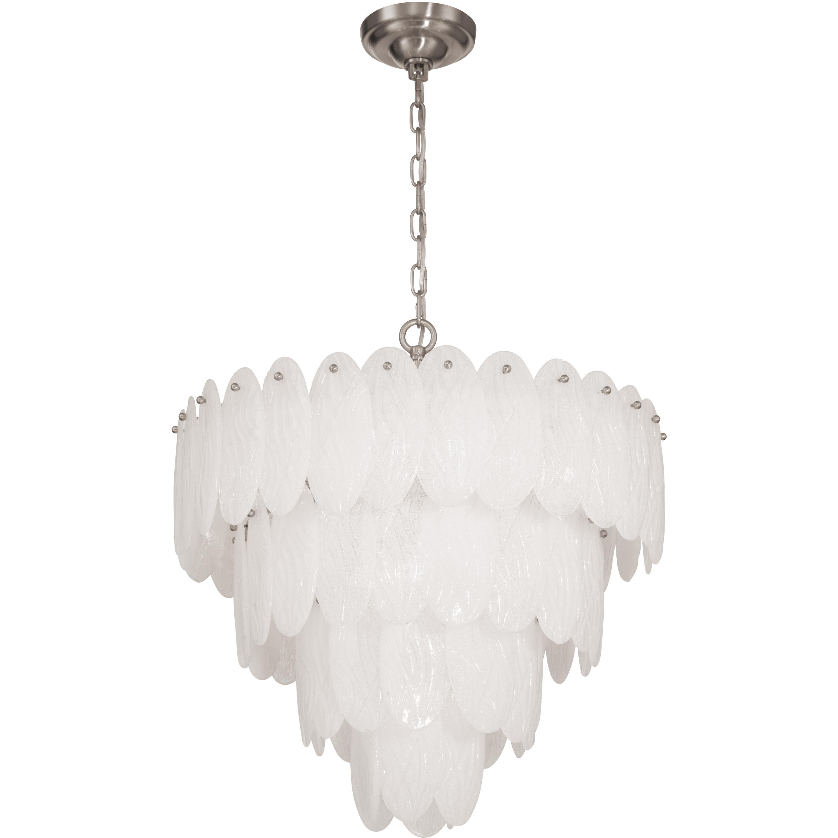 Serena 13 Light 24.25 inch Satin Nickel Chandelier Ceiling Light