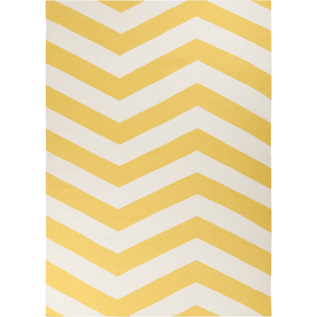 Frontier 66 X 42 inch Saffron, White Rug
