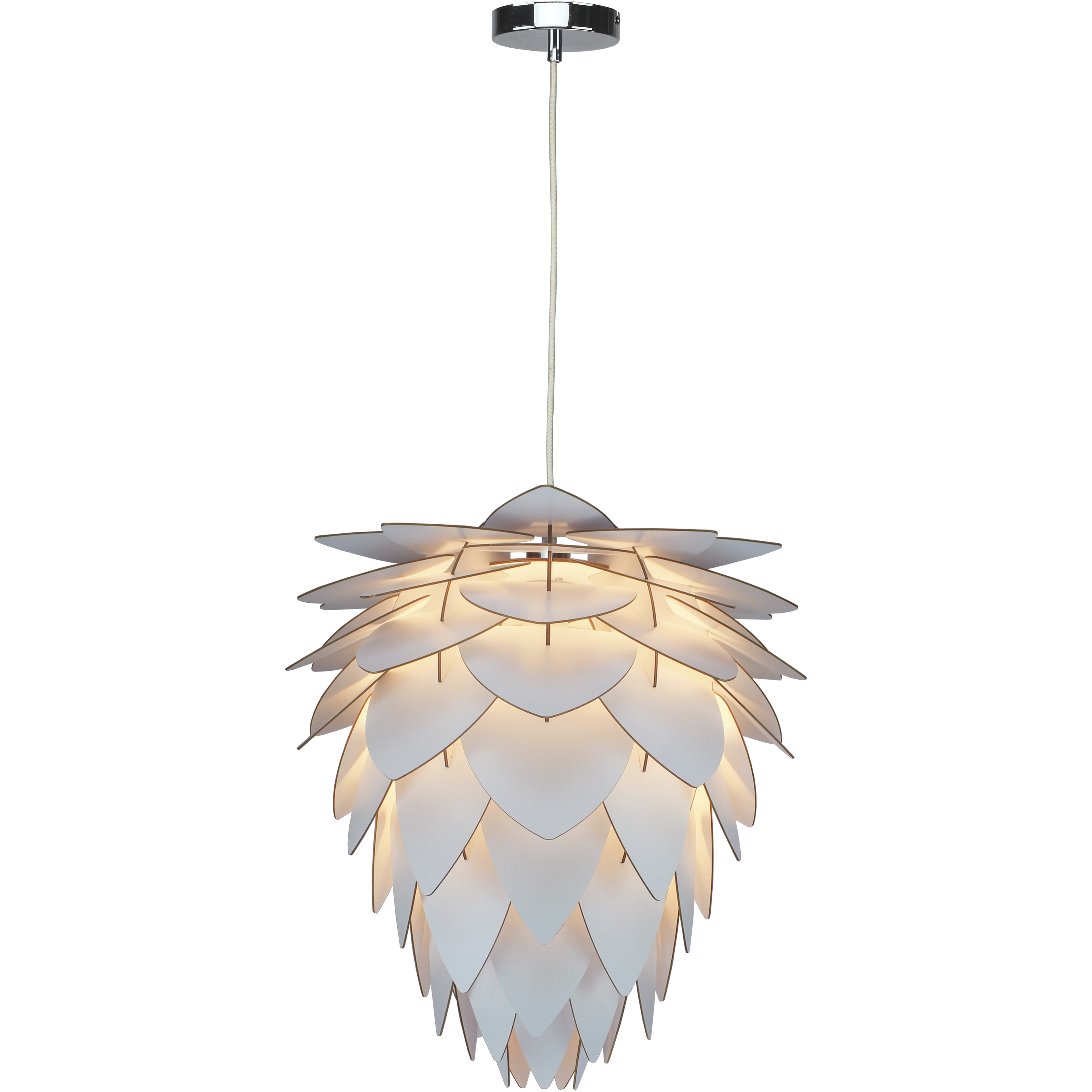 Canada 1 Light 19.7 inch White Chandelier Ceiling Light