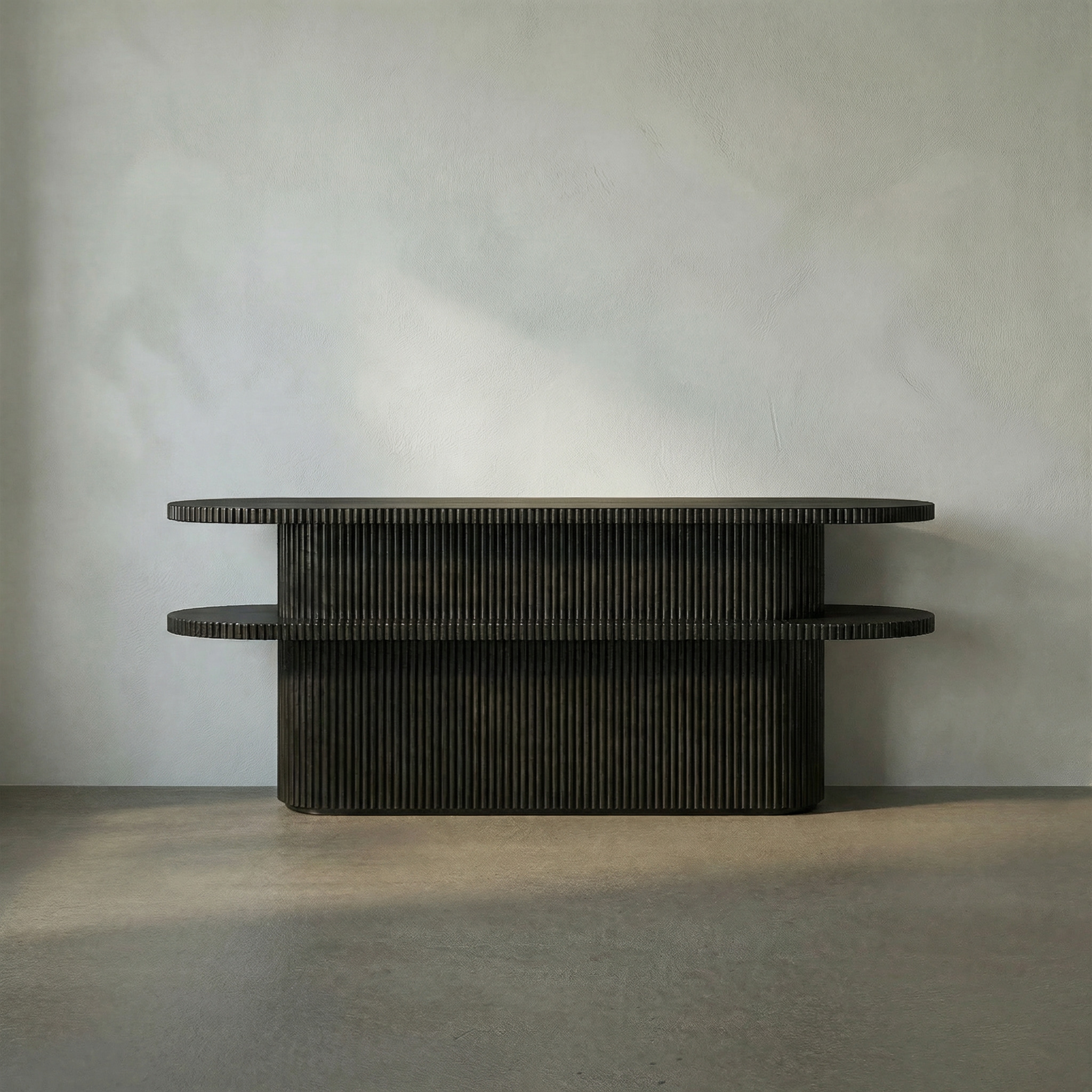 Parker 84 X 22 inch Hand Rubbed Black Console