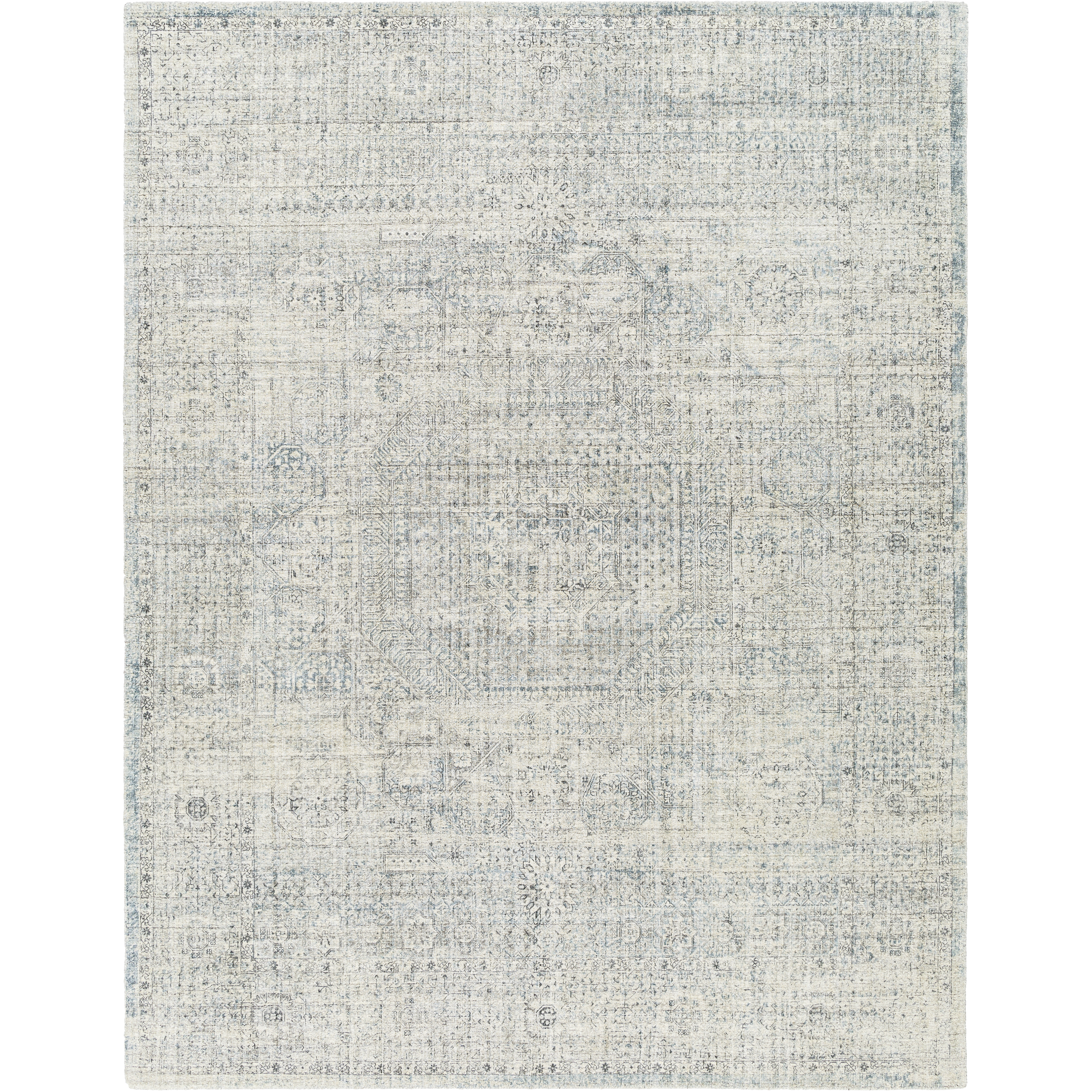 Wilson 108 X 72 inch Medium Gray Rug, Rectangle