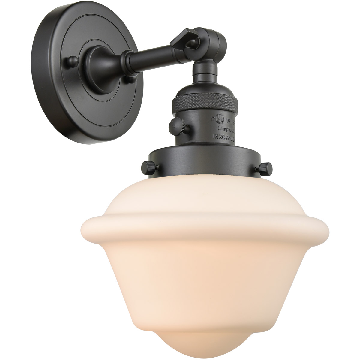 Franklin Restoration Small Oxford LED 7.5 inch Oil Rubbed Bronze Sconce Wall Light, Franklin Restoration