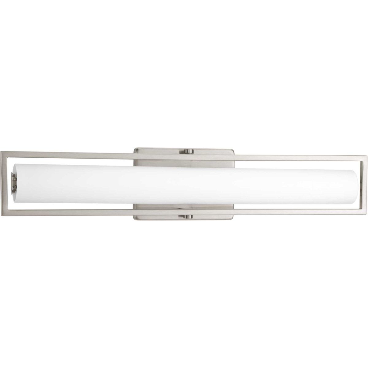 Frame LED 24 inch Brushed Nickel Bath Vanity Wall Light, Progress LED