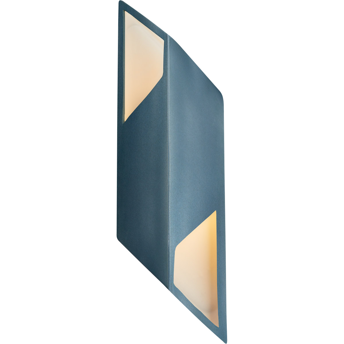 Ambiance LED 5.5 inch Midnight Sky with Matte White ADA Wall Sconce Wall Light, Rhomboid