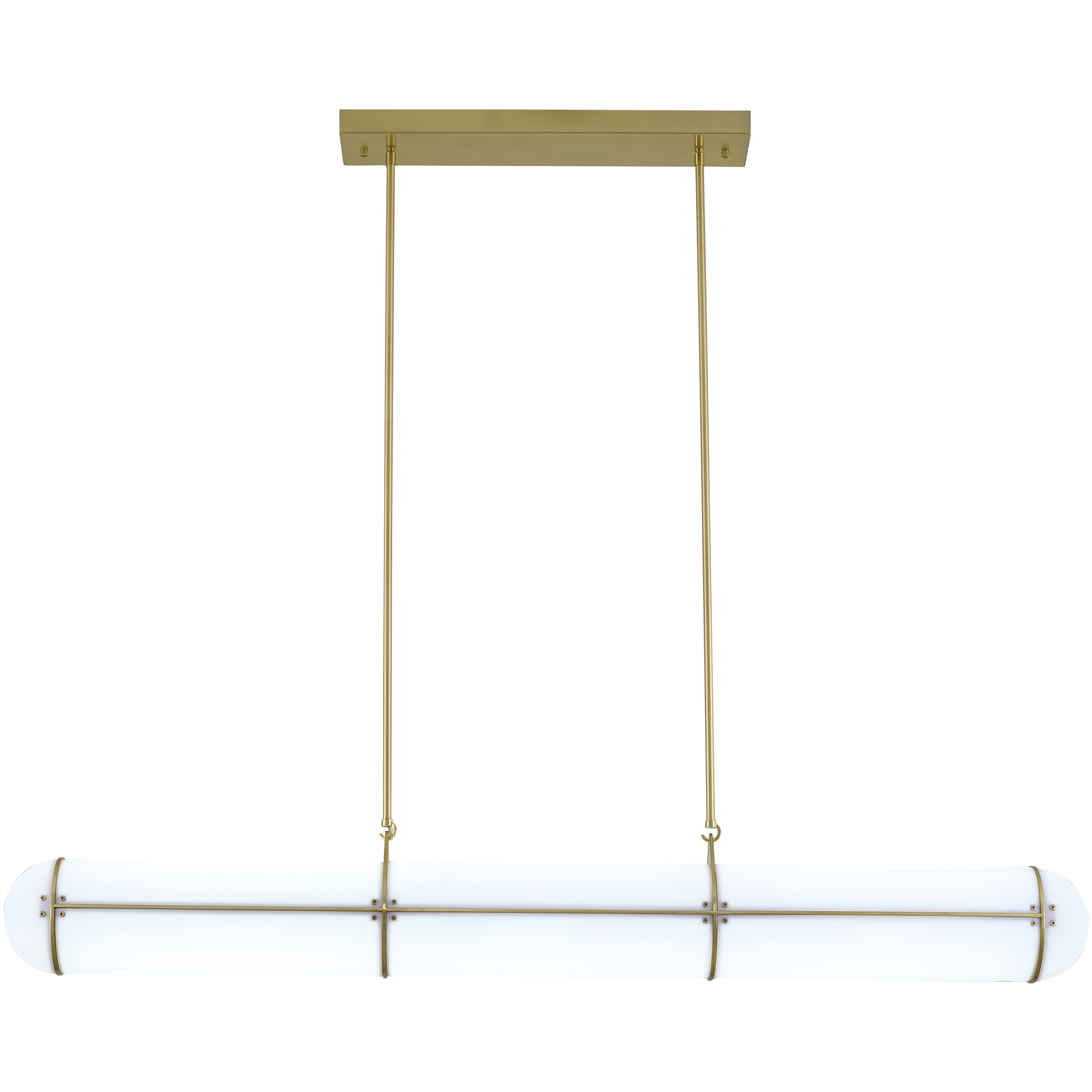 Canada LED 6 inch Satin Brass Pendant Ceiling Light