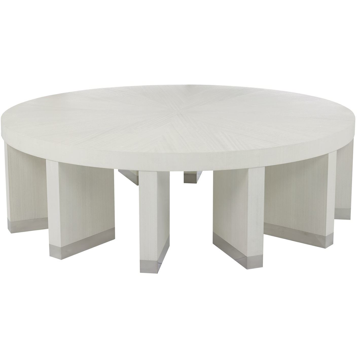 Revolve 60.25 X 60.25 inch White Cocktail Table