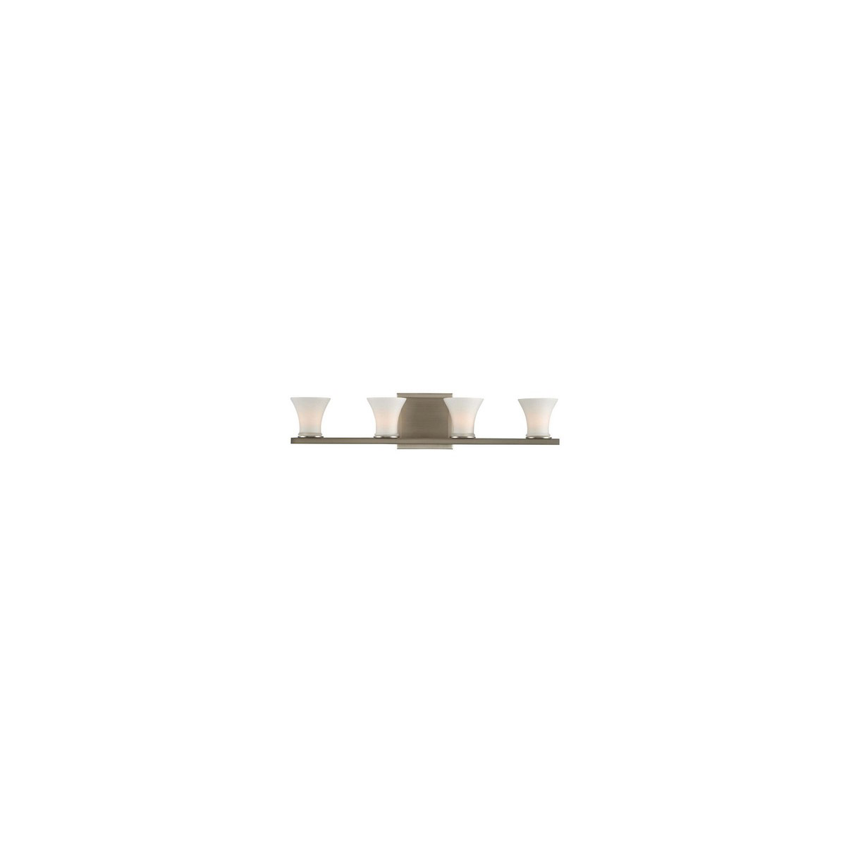 Morro Bay 4 Light 21 inch Satin Nickel Vanity Light Wall Light
